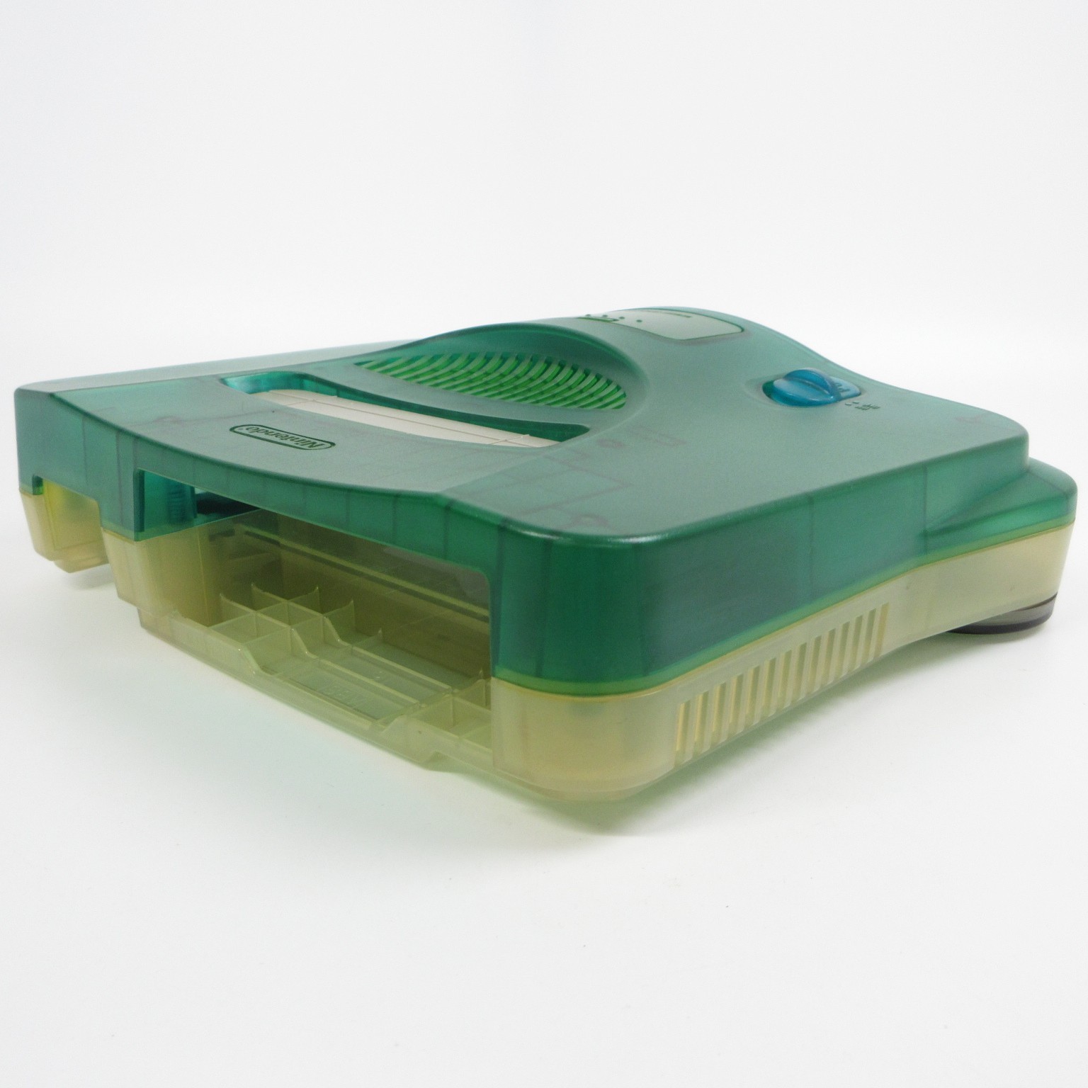 【Very Good】Nintendo 64 N64 Console Clear Blue Controller Adapter Japanese Ver.