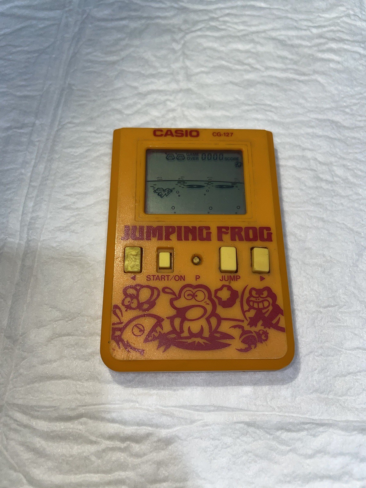 1988 Casio Jumping Frog CG-127 Handheld LCD Electronic Game – Working Rare -read