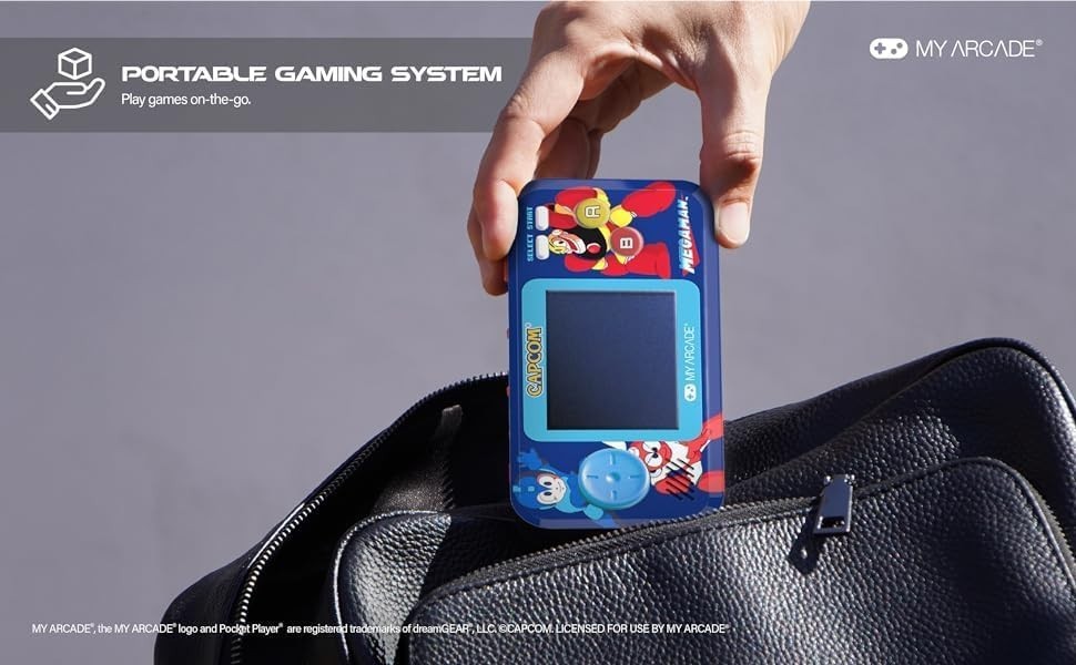 Portable Mega Man Pocket Player: 6 Memorable Arcade Classics in Handheld Format
