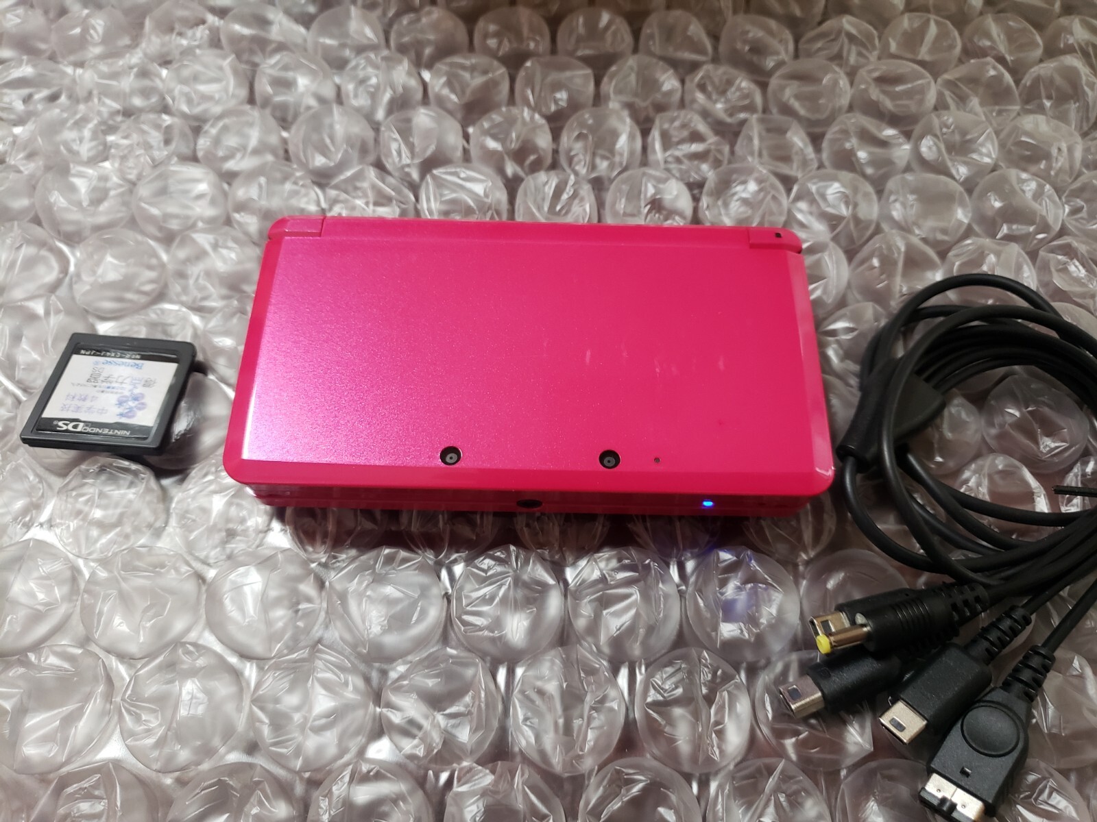 Nintendo 3DS Console, JAPANESE (NTSC-J), w 1x FREE GAME CARTRIDGE/Cable/Stylus