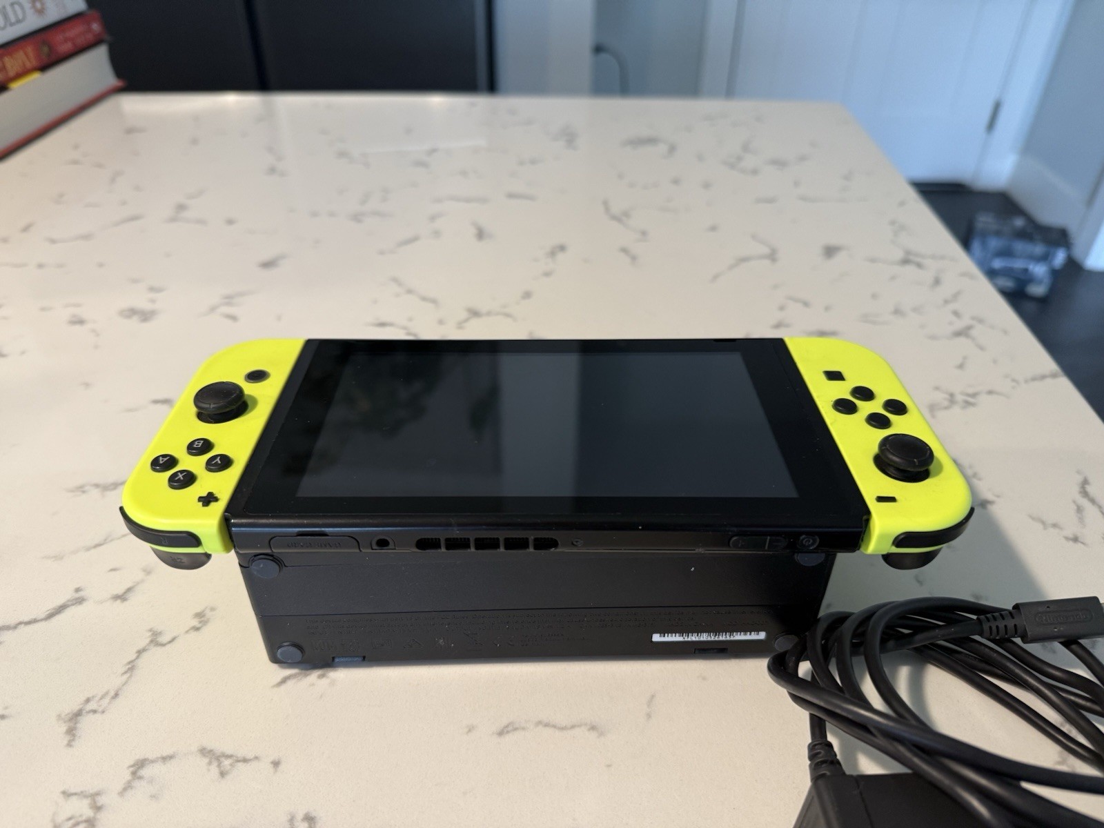 Nintendo Switch HAC-001 (01) Console – HDMI, Charger, Dock, No Micro SD Card