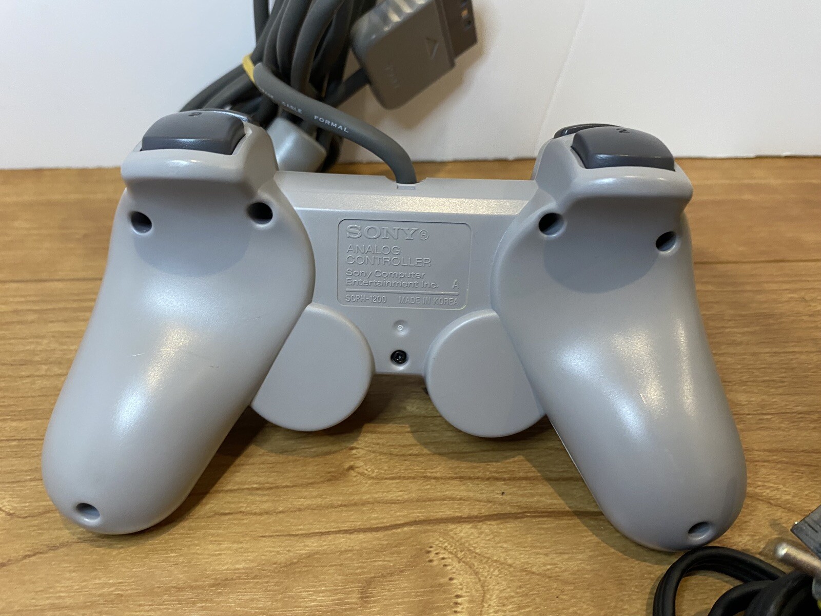 Sony PlayStation 1 PS1 SCPH-7000 Console Controller Set Gray Game JAPAN Tested
