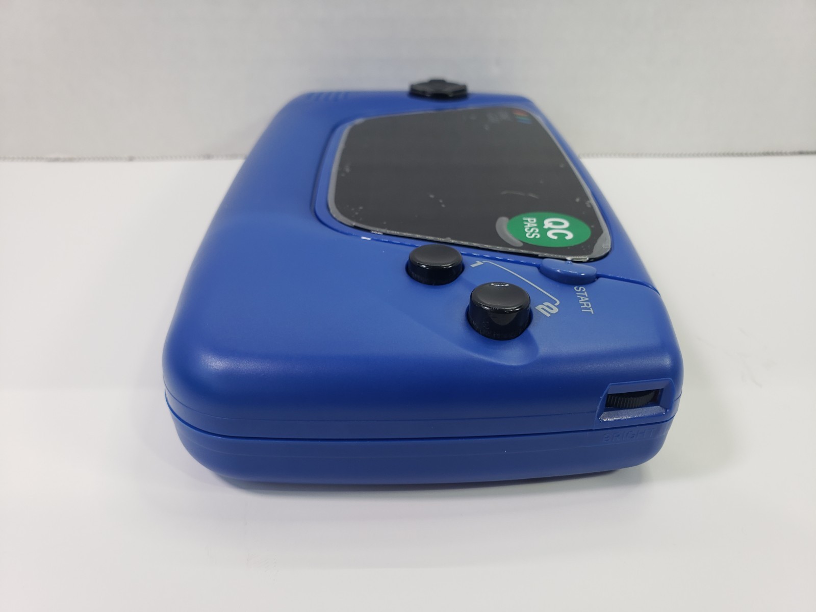 Custom Blue Gamegear Ips Screen, Rechargeable Usb-c, Re-capped, Soundboard