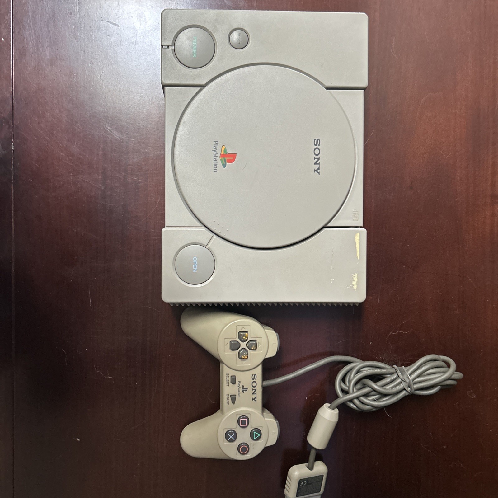 Sony PlayStation 1 Gray Game Console – Original 1st Year of Production