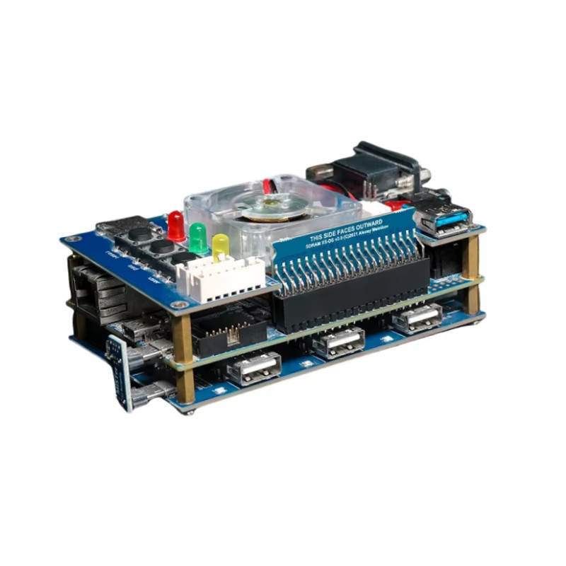 New Aluminum Case IO Analog Board USB Hub 128M SDRAM RTC Module For Terasic DE10