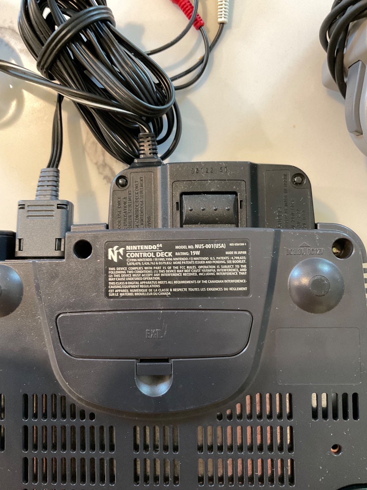 Nintendo 64 Home Console – Black With Cables And Controller Tested Working CLEAN