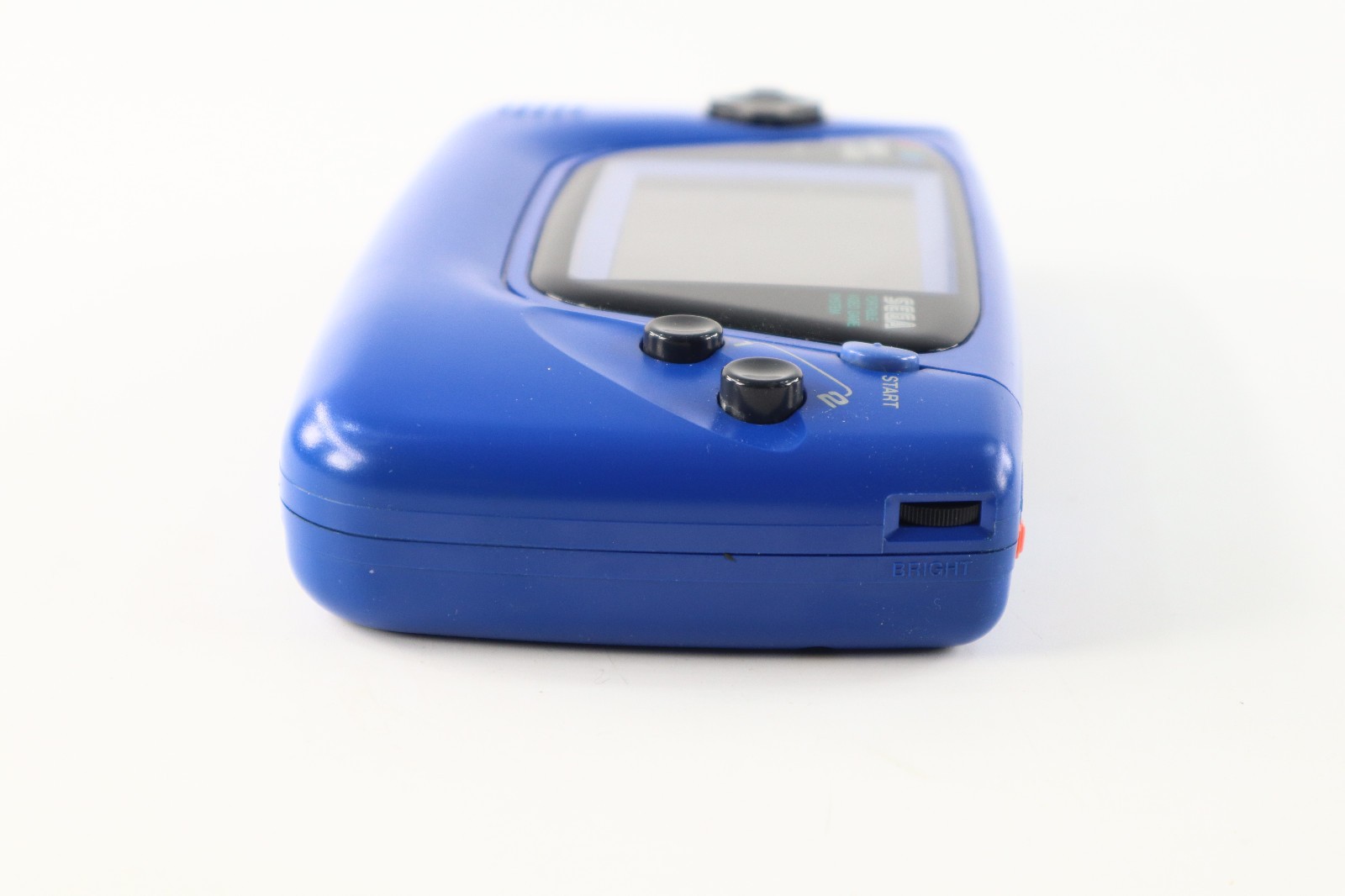 Sega Game Gear Blue Handheld Video Game Console W/ Case MINT SHELL
