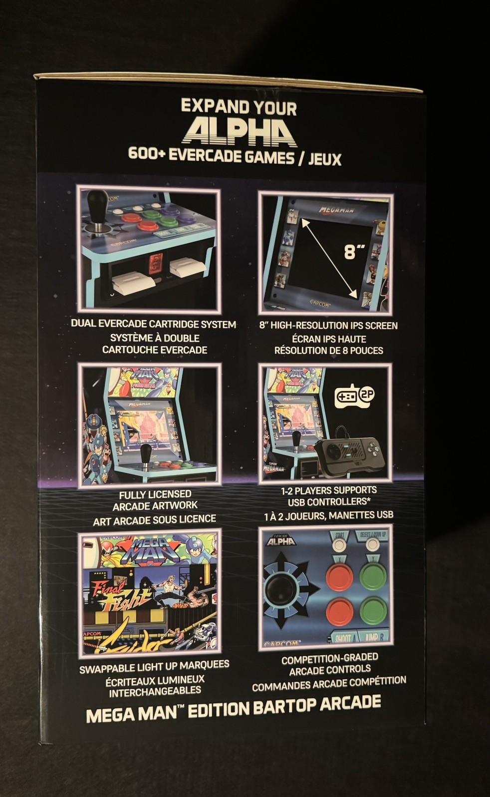 BLAZE EVERCADE ALPHA MEGA MAN™ BARTOP ARCADE RETRO MACHINE + CONSOLE + 26 GAMES
