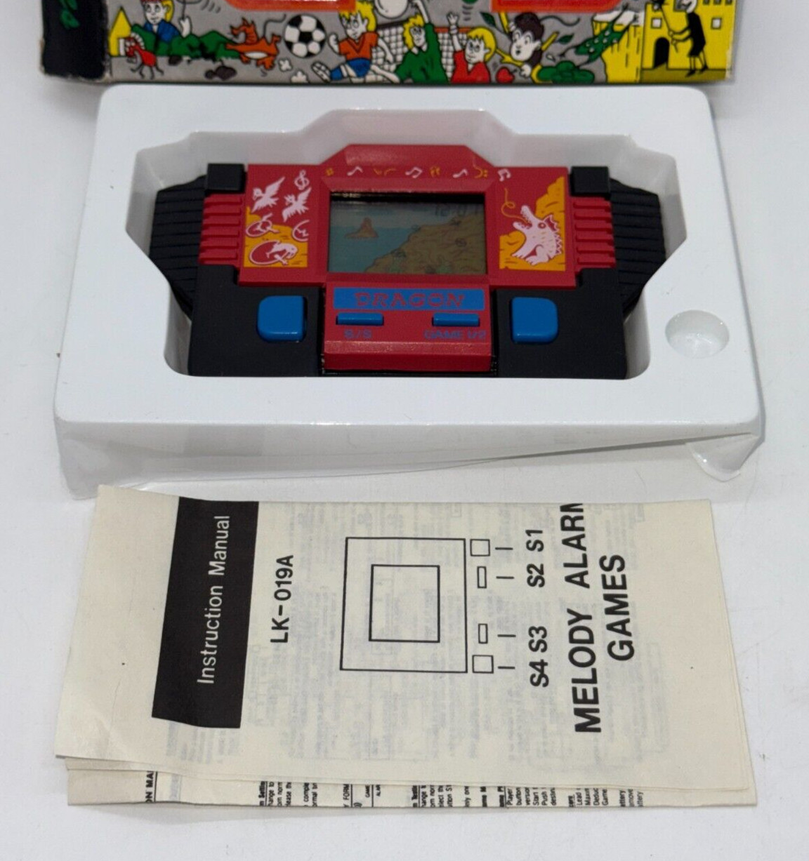 DRAGON – LCD Game & Watch Portable Console – 1990’s – DEADSTOCK – BOXED