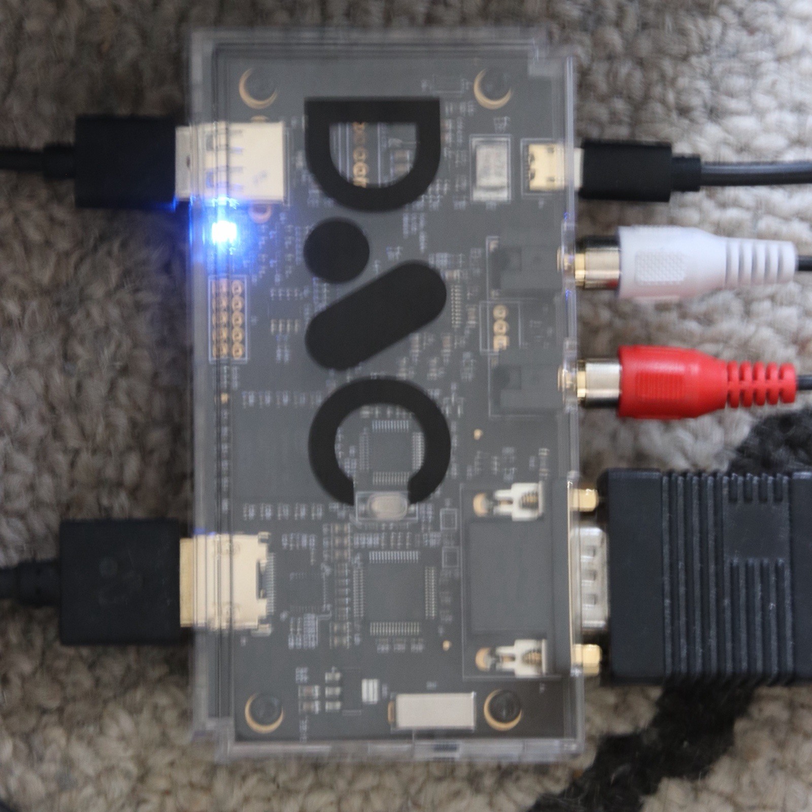 Analogue DAC AV Accessory for Super NT & Mega SG CRT Hookup