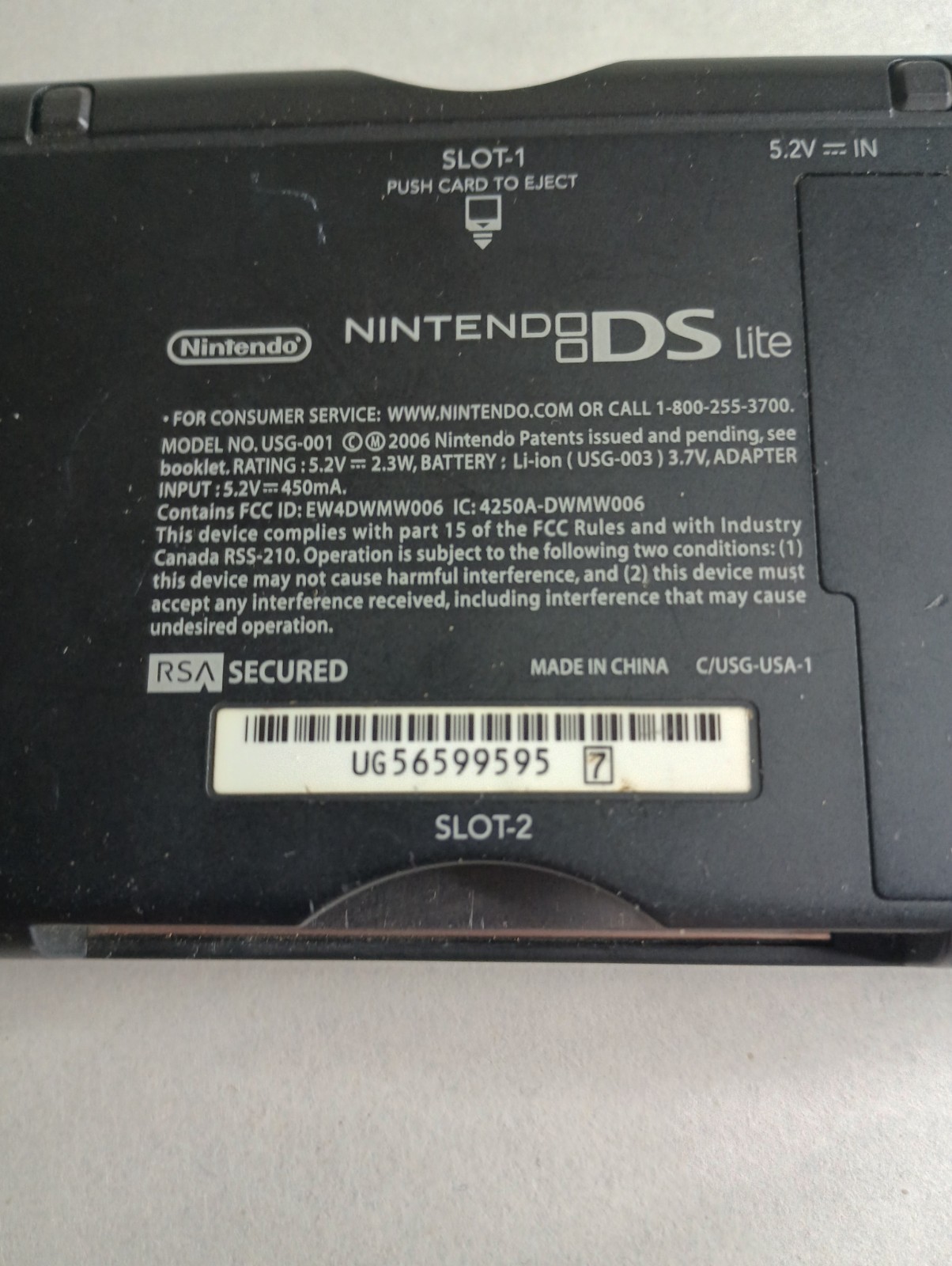 Nintendo DS Lite: Cobalt Blue Handheld Console (TESTED/FACTORY RESET) NO CHARGER