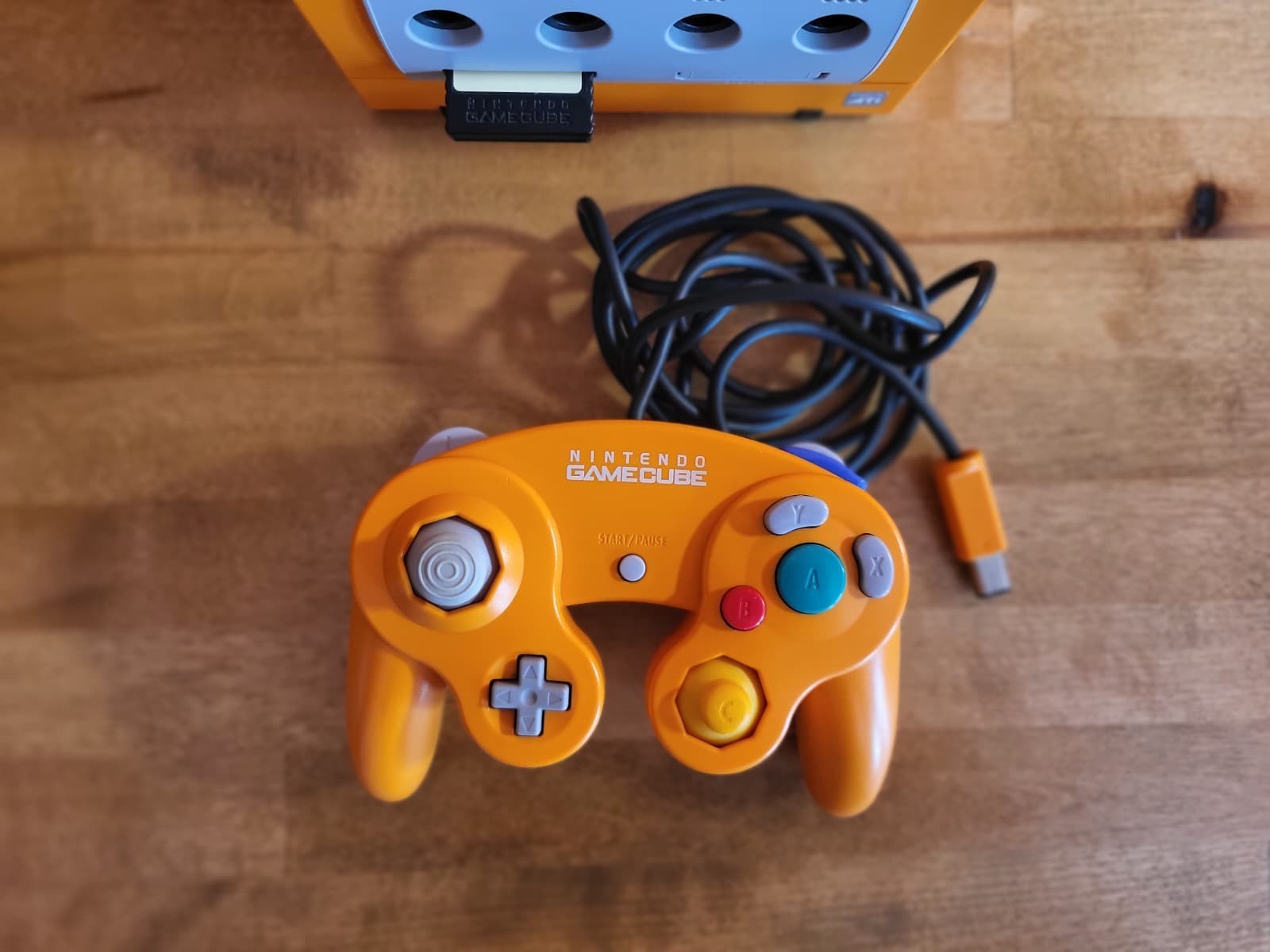 Nintendo GameCube Spice Orange Console DOL-001 NTSC-J Japan OEM Controller