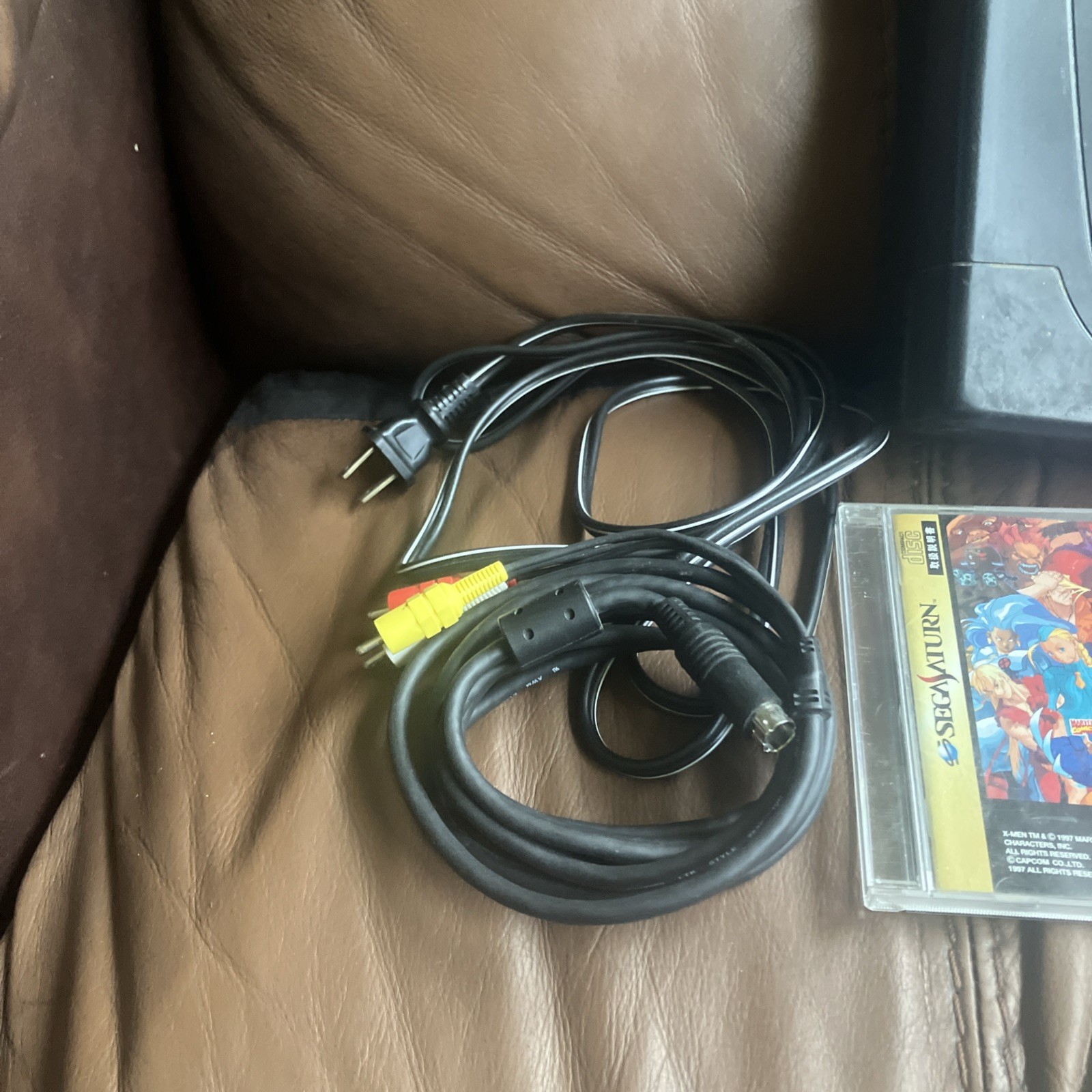 Sega Saturn Console, 2 controllers, 2 games & Action Replay Plus 4M cartridge