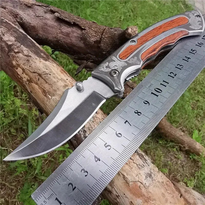 Folding Knife Tactical 8CR15 Mini EDC Pocket Utility Combat Knives for Camping O