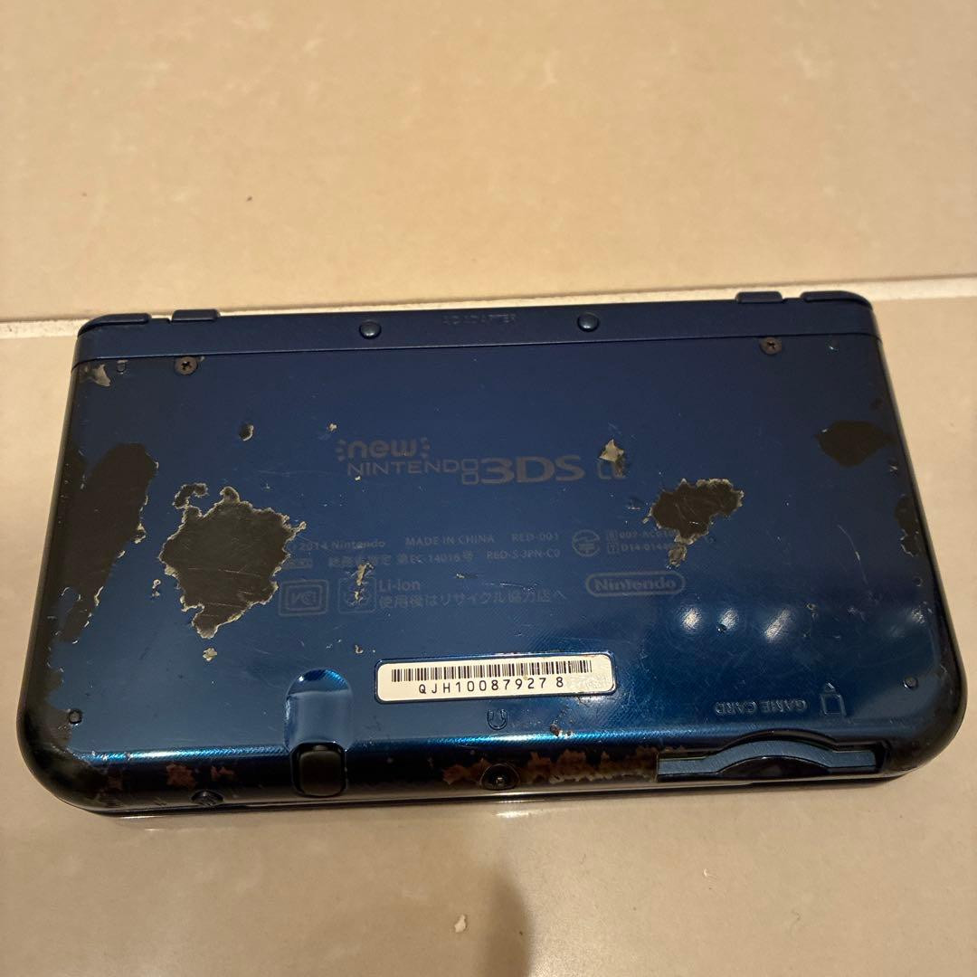 Nintendo New 3DS LL XL Console Metallic Blue Japan Region Locked 2Stylus 0221