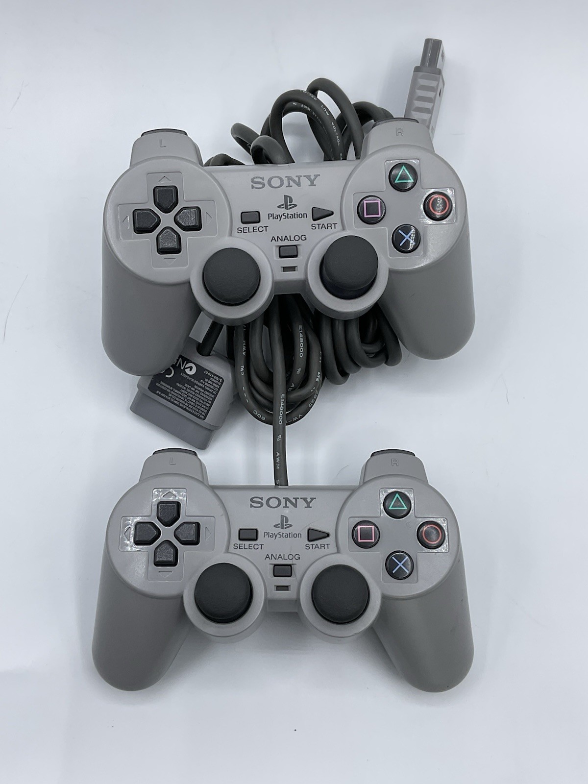 Sony Playstation 1 Dual Shock SCPH-7501 Console CIB Works Great W/ 2 Controllers