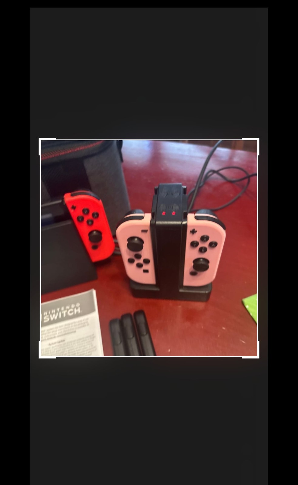Nintendo Switch 32GB Handheld Console – Neon Red/Neon Blue With Case