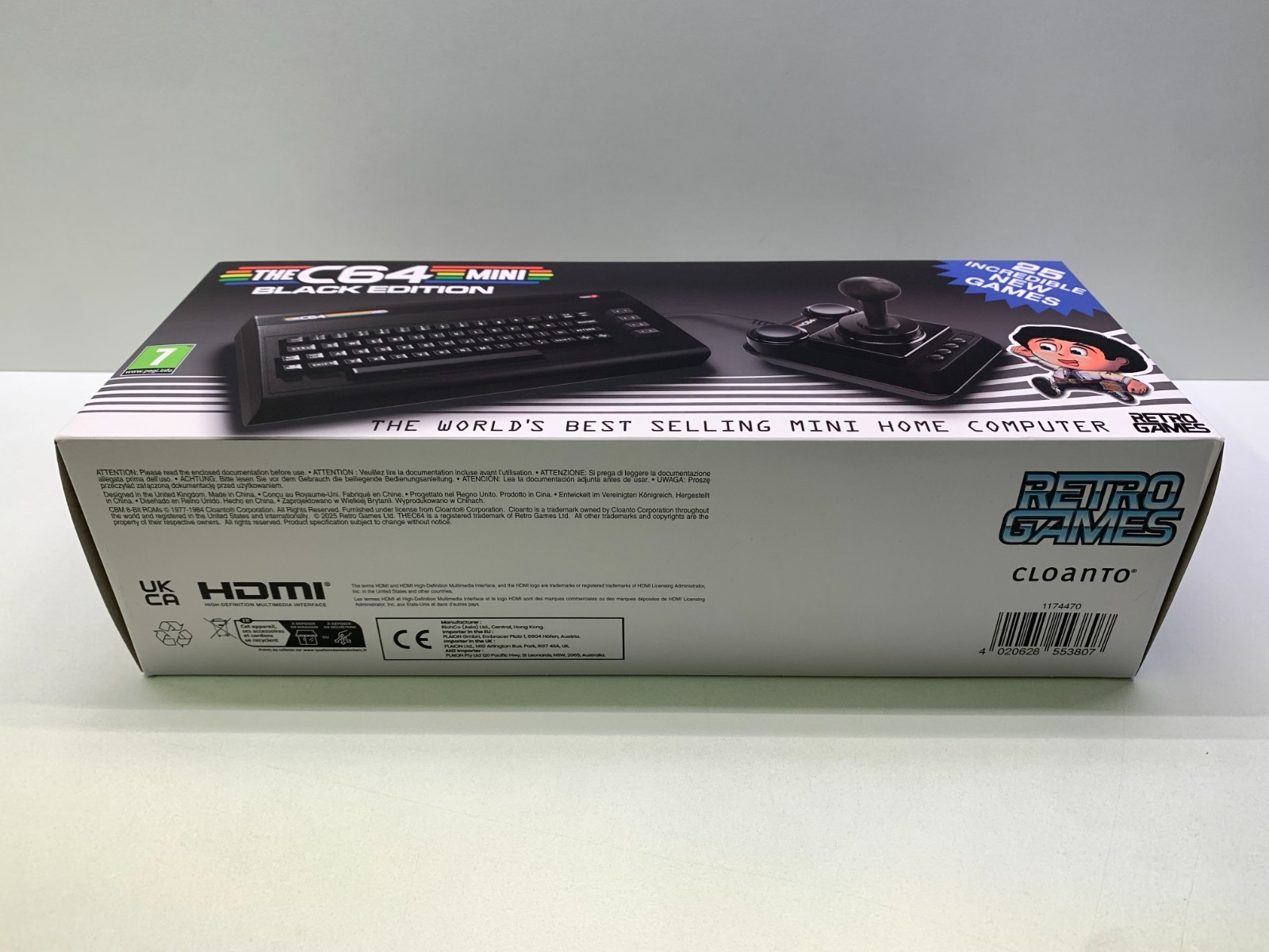 THE C64 MINI BLACK EDITION COMMODORE 64 CONSOLE – NEW SEALED NEW SEALED