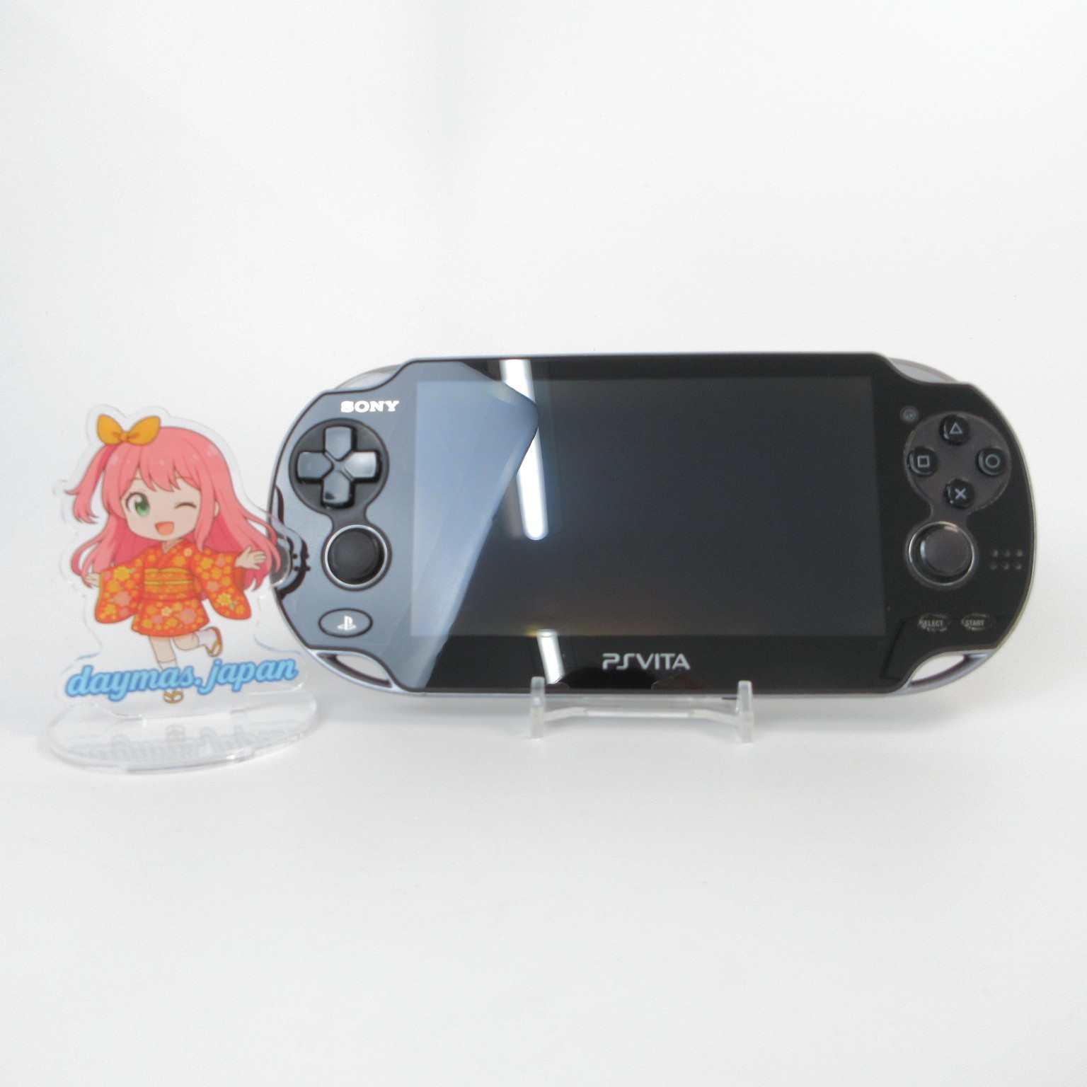【Excellent】Sony PS Vita PCH-1100 Crystal Black 3G/Wi-Fi Model Console only #RET0