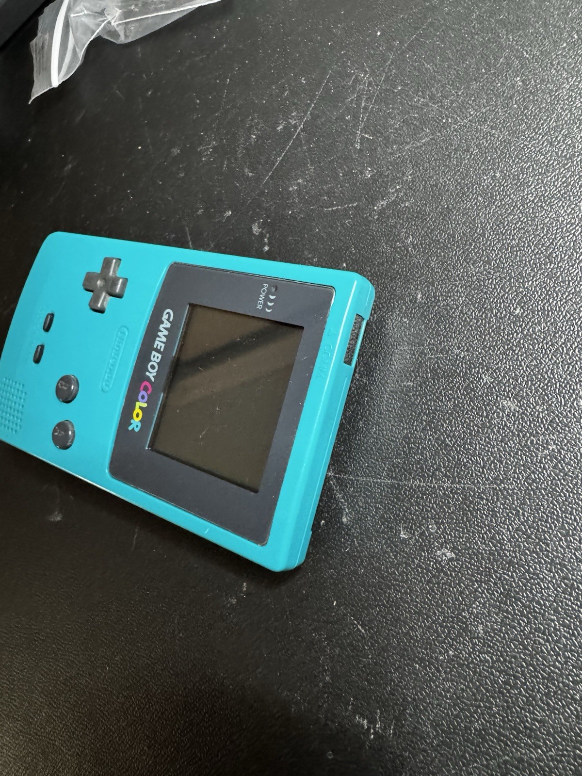 Nintendo Game Boy Color Blue Teal W/ 2 Games Tested Works Zoboomafoo