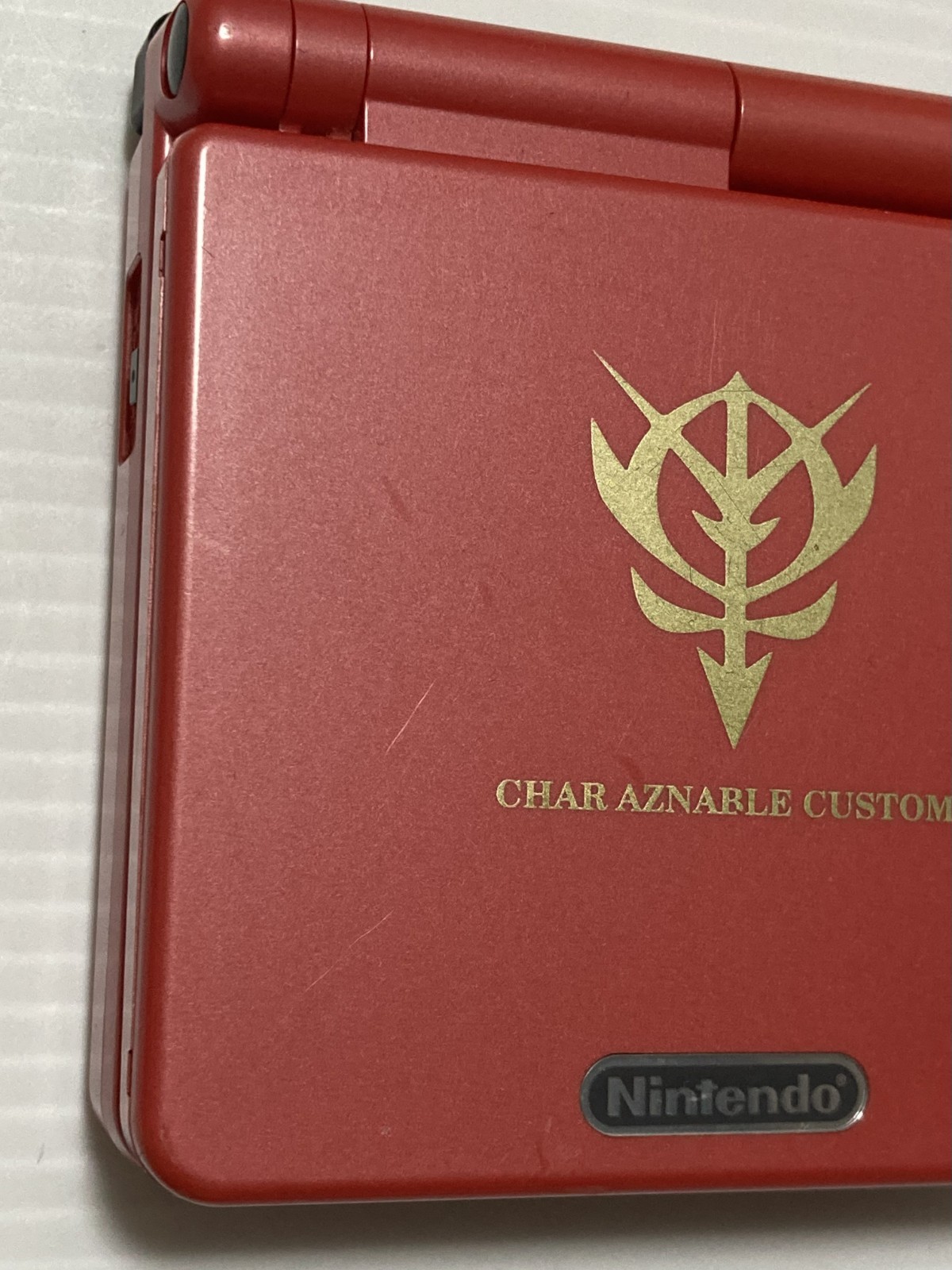 Nintendo Gameboy Advance GBA SP Char Aznable Gundam Limited Edition excellent