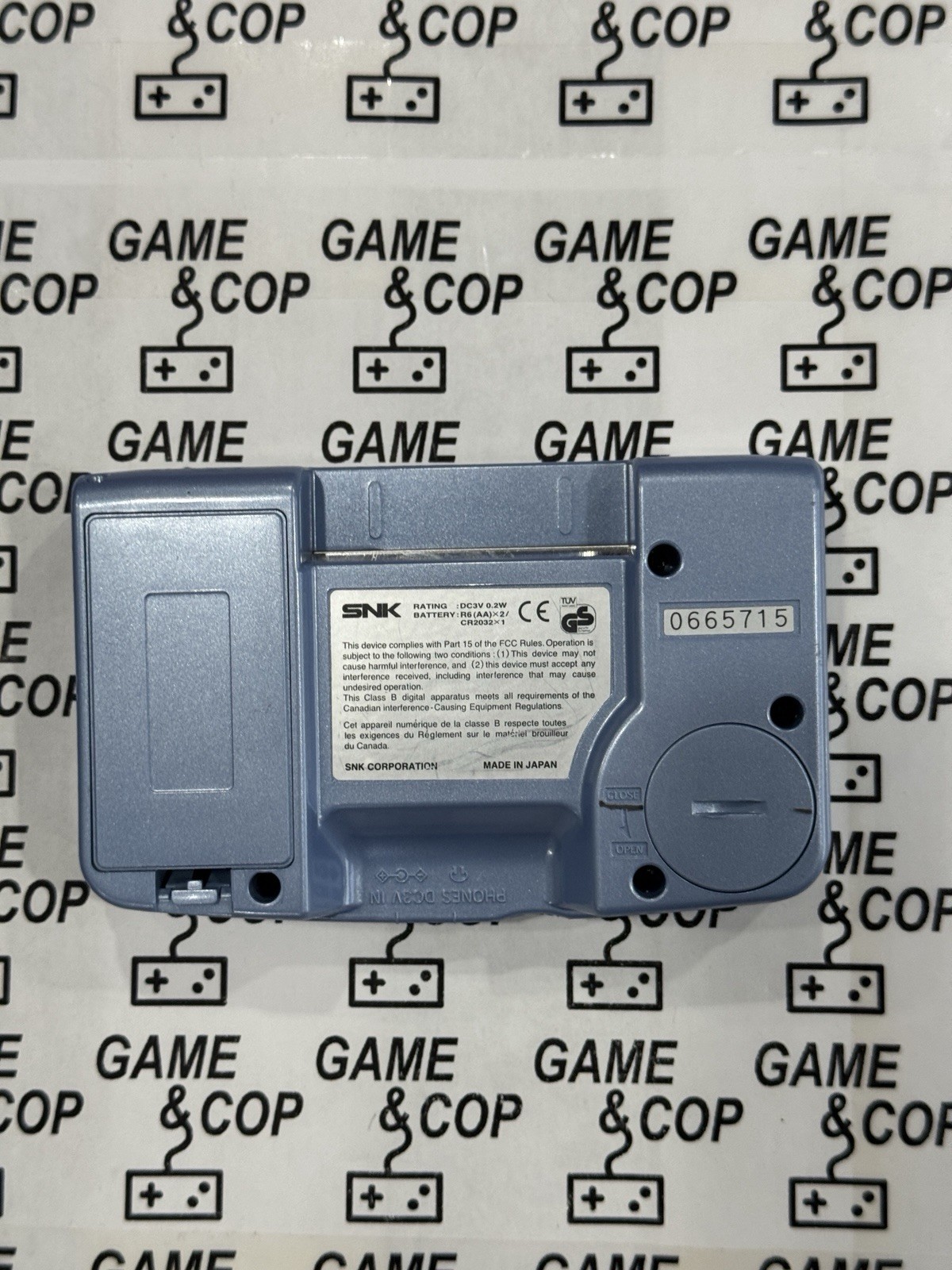 Neo Geo Pocket Color Blue Console – Tested Working – US SELLER