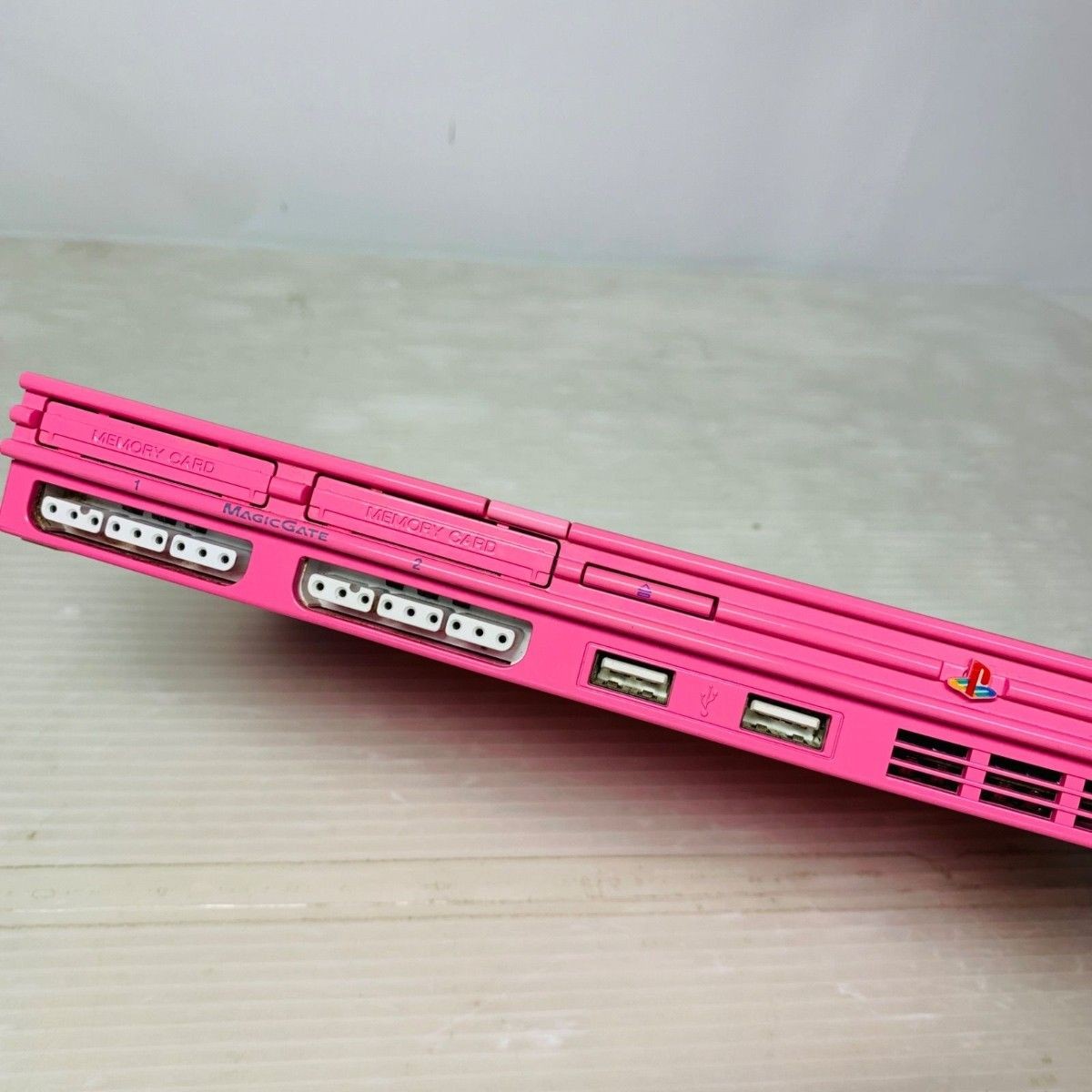 PlayStation 2 PS2 Slim SCPH-77000 Pink Console Controller Tested Working Used