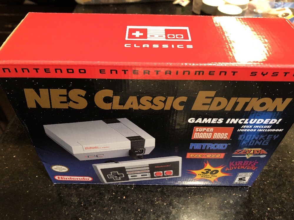 Nintendo NES Classic Edition Mini Console NEW USA AUTHENTIC 30 Games Gray White