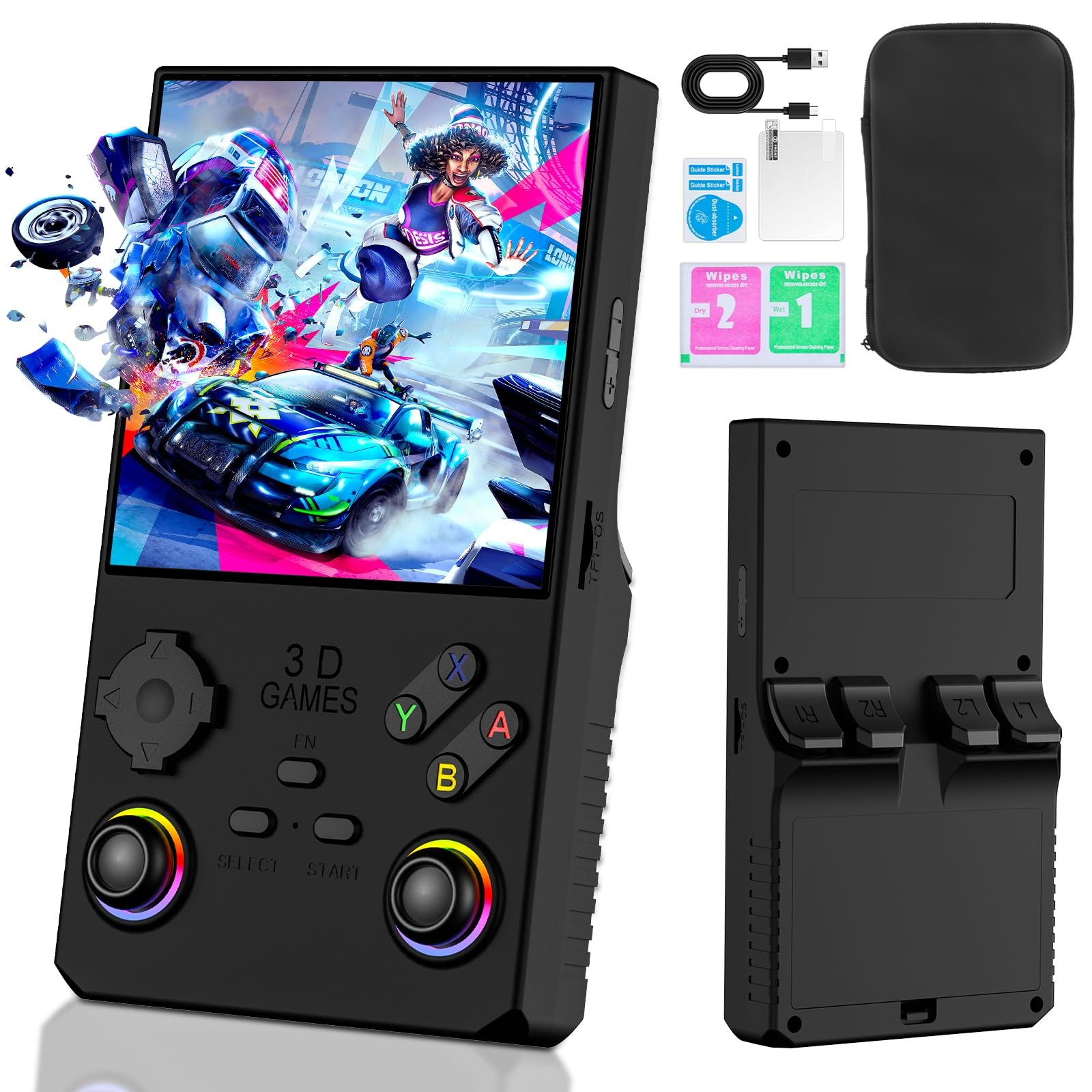 2026 V40MAX Upgraded Retro Handheld Game Console, Built in 40,000+Classic Gam…