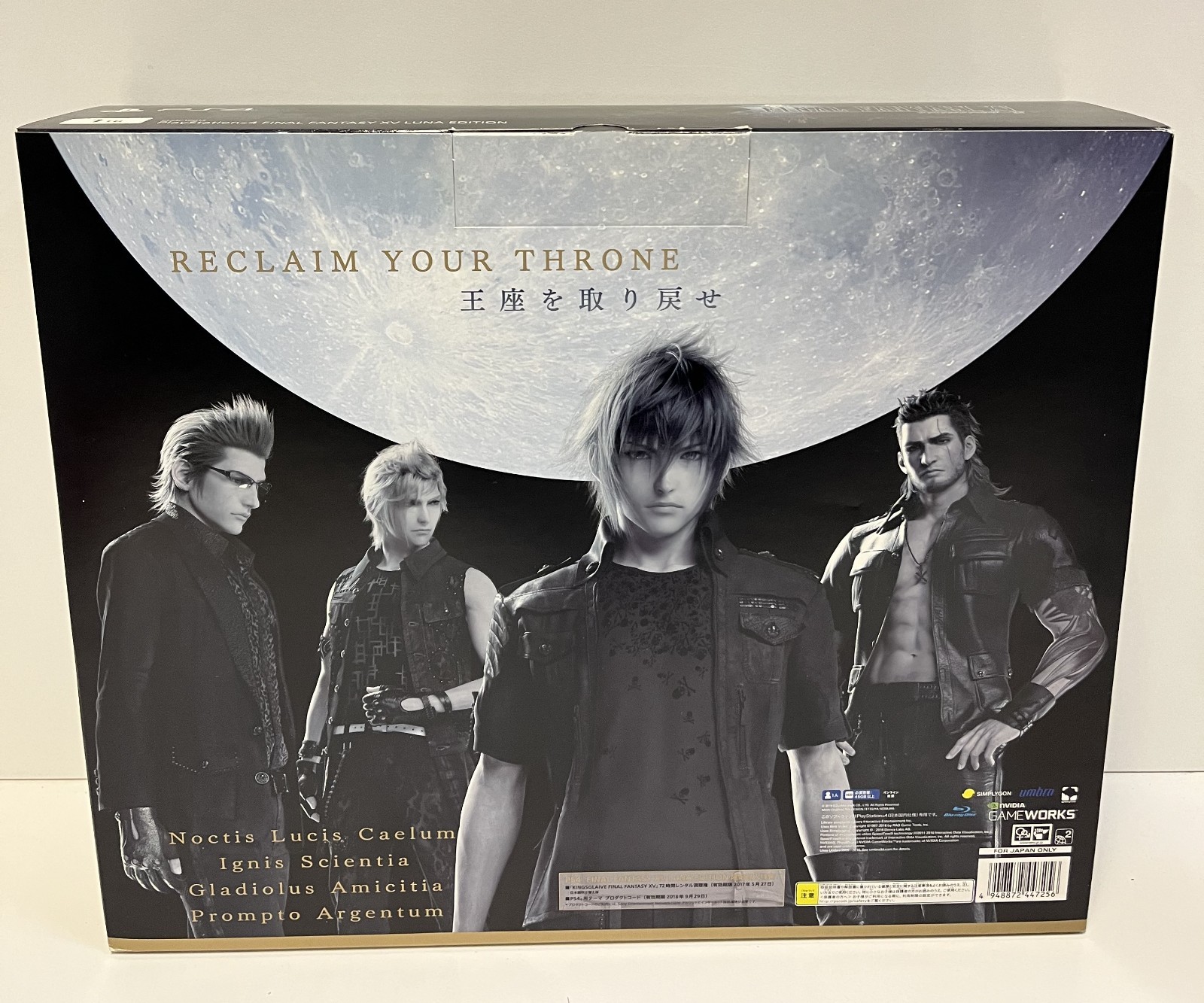 PLAYSTATION 4 FINAL FANTASY XV LUNA EDITION 1TB JAP 2016 CONSOLE NEW NOT SEALED