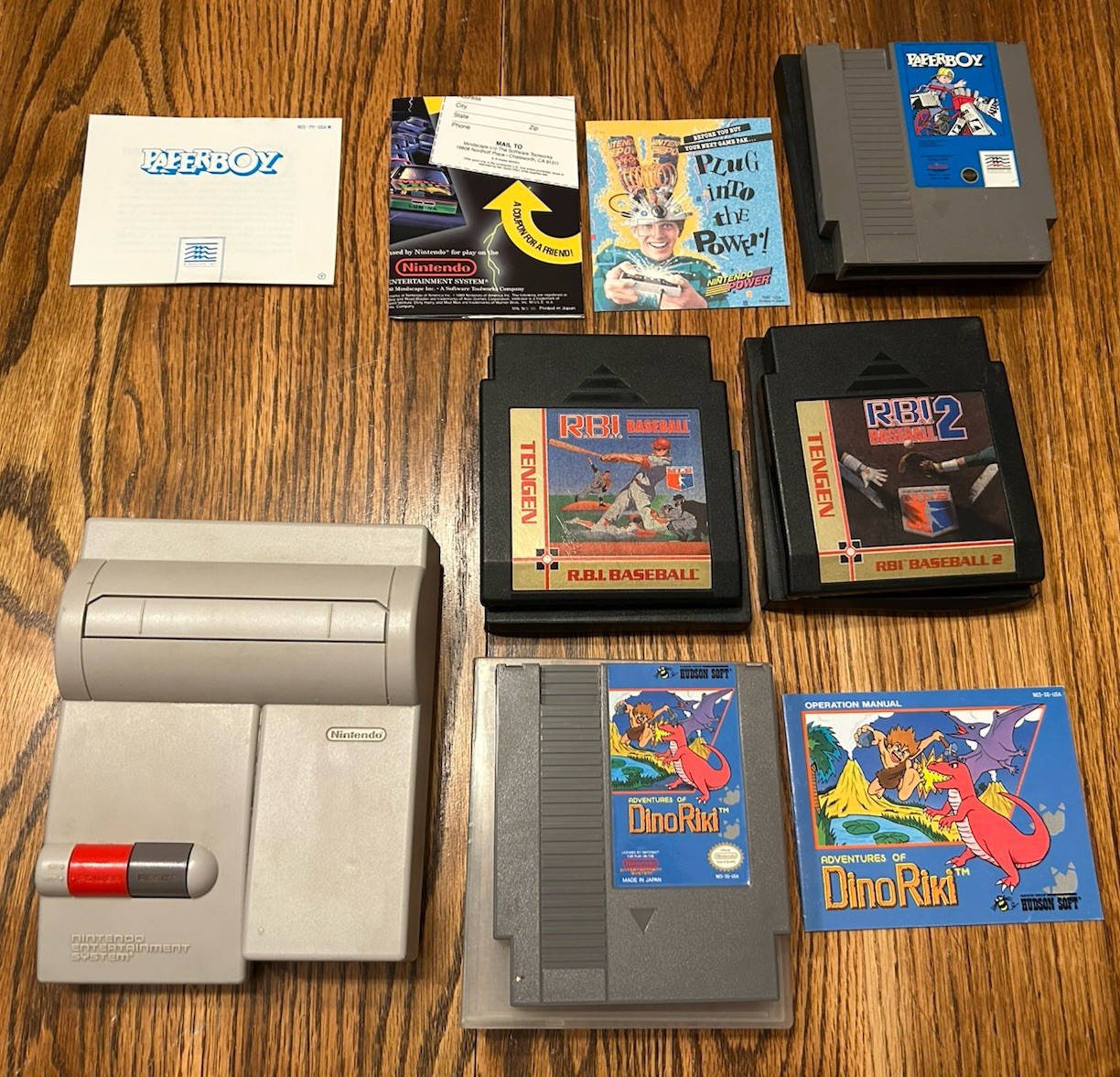 Nintendo NES-101 Top Loader Console System Only Untested Dino Riki Paperboy RBI