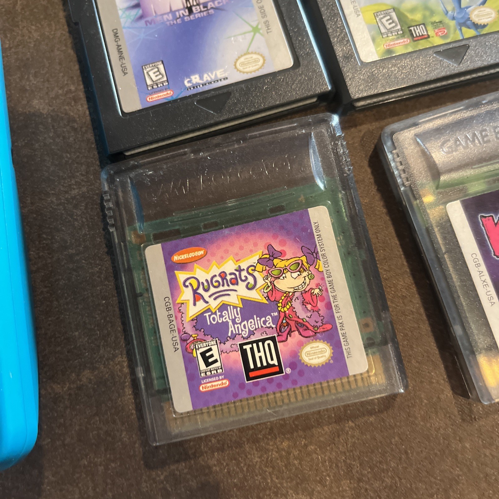 Nintendo Game Boy Color Handheld Game Console – Teal With 7 Games READ