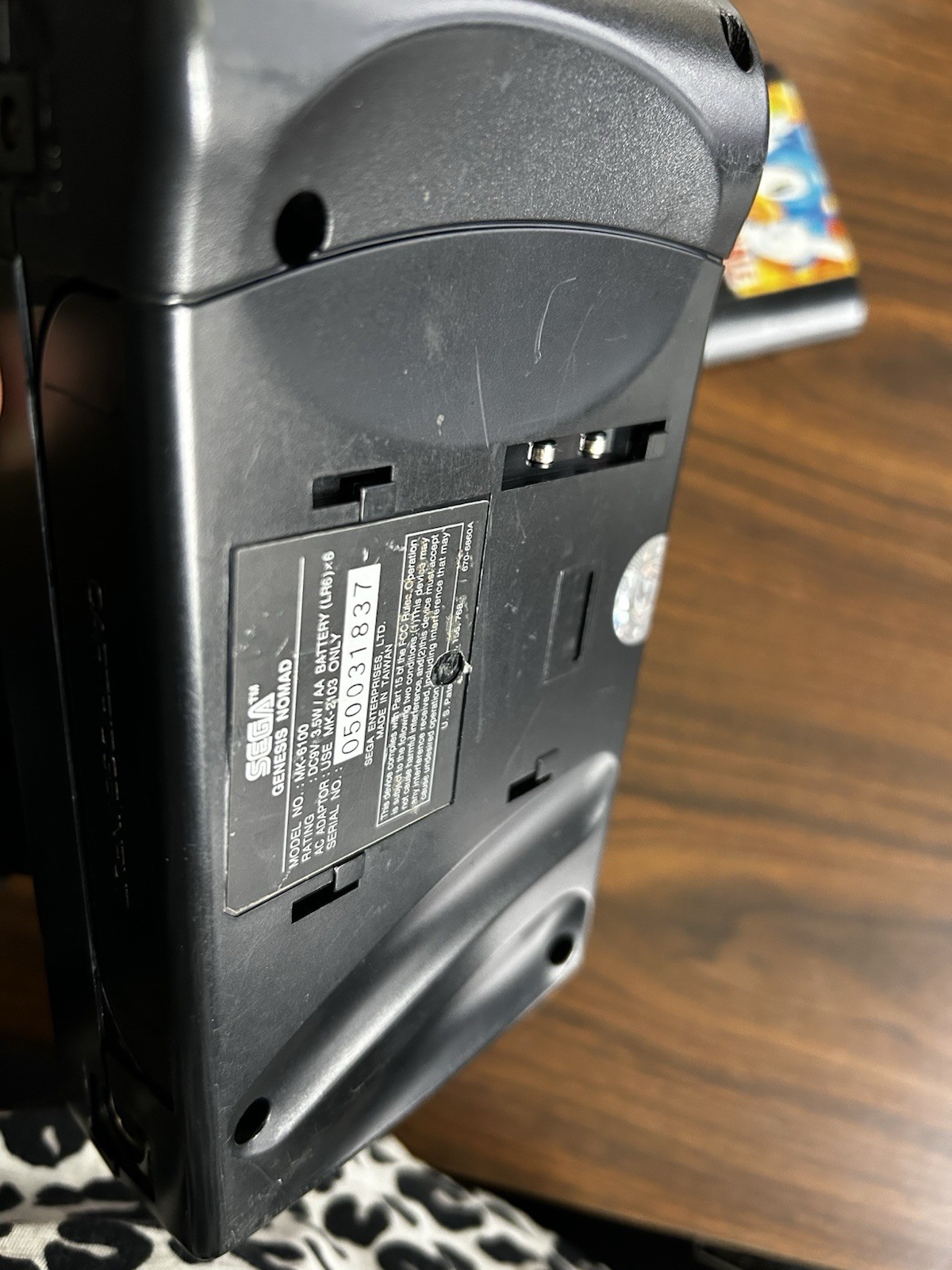 Sega Genesis Nomad MK6100 Tested & Working SCREEN IPS MOD- FAST SHIPPING