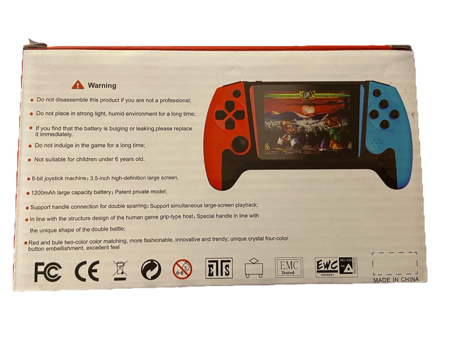Q21 Remote Sensing Game Console With 500 Classic Built In Games