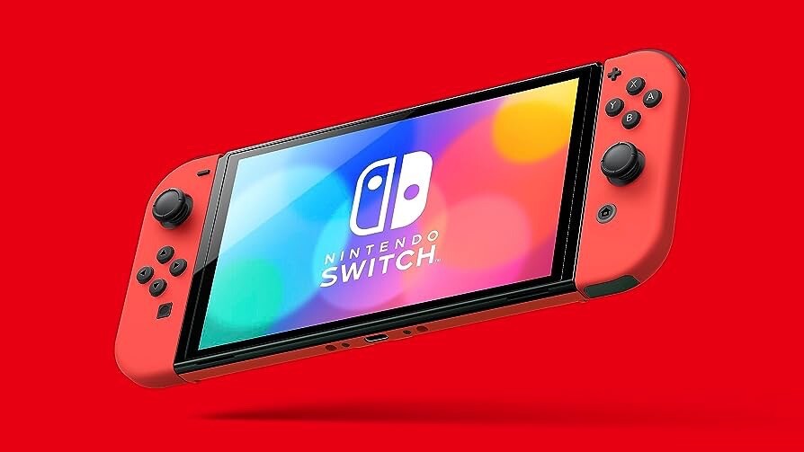 Nintendo Switch (OLED Model) HEG-001 Mario Red Edition 64GB Console