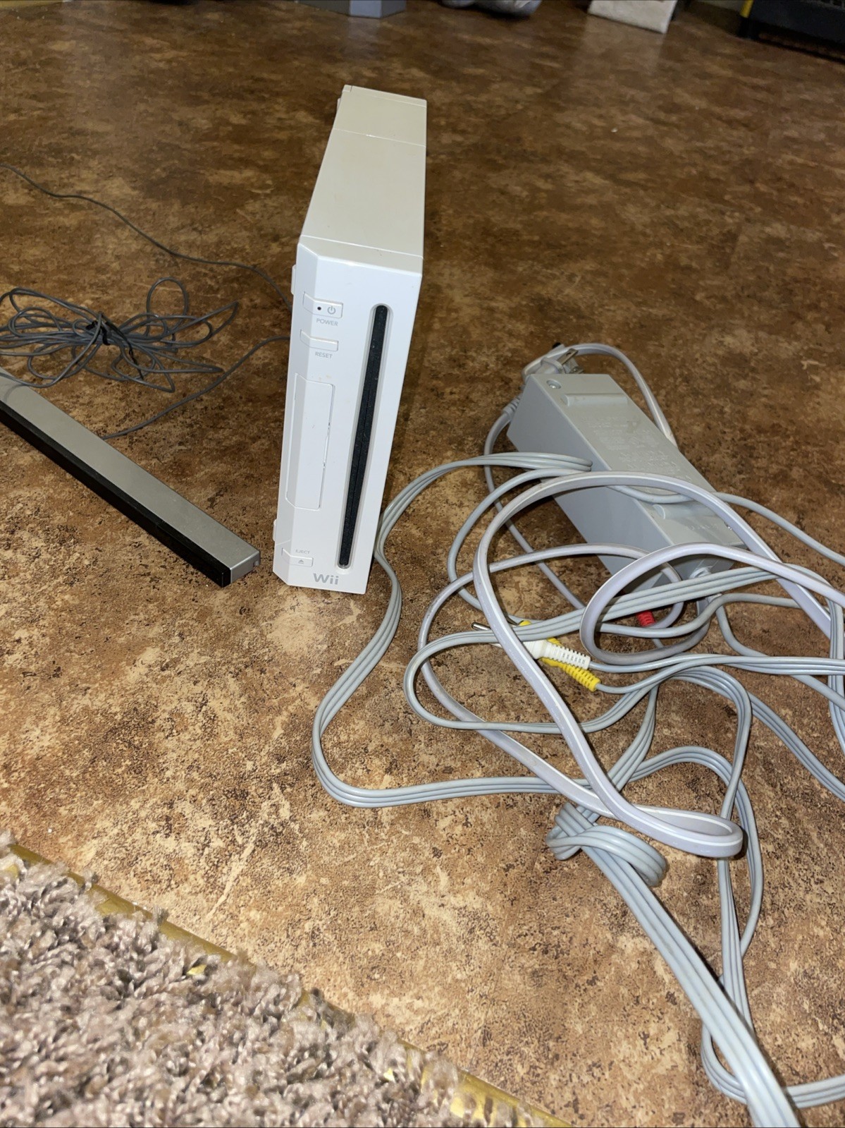 Nintendo Wii Console + and Power Cord Only , Used, Tested GameCube Compatible