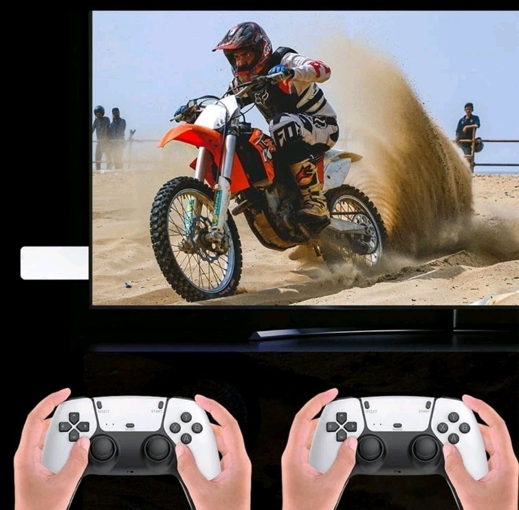 M15 Pro Console 2.4G Dual Wireless Controller Game Stick 4K Game