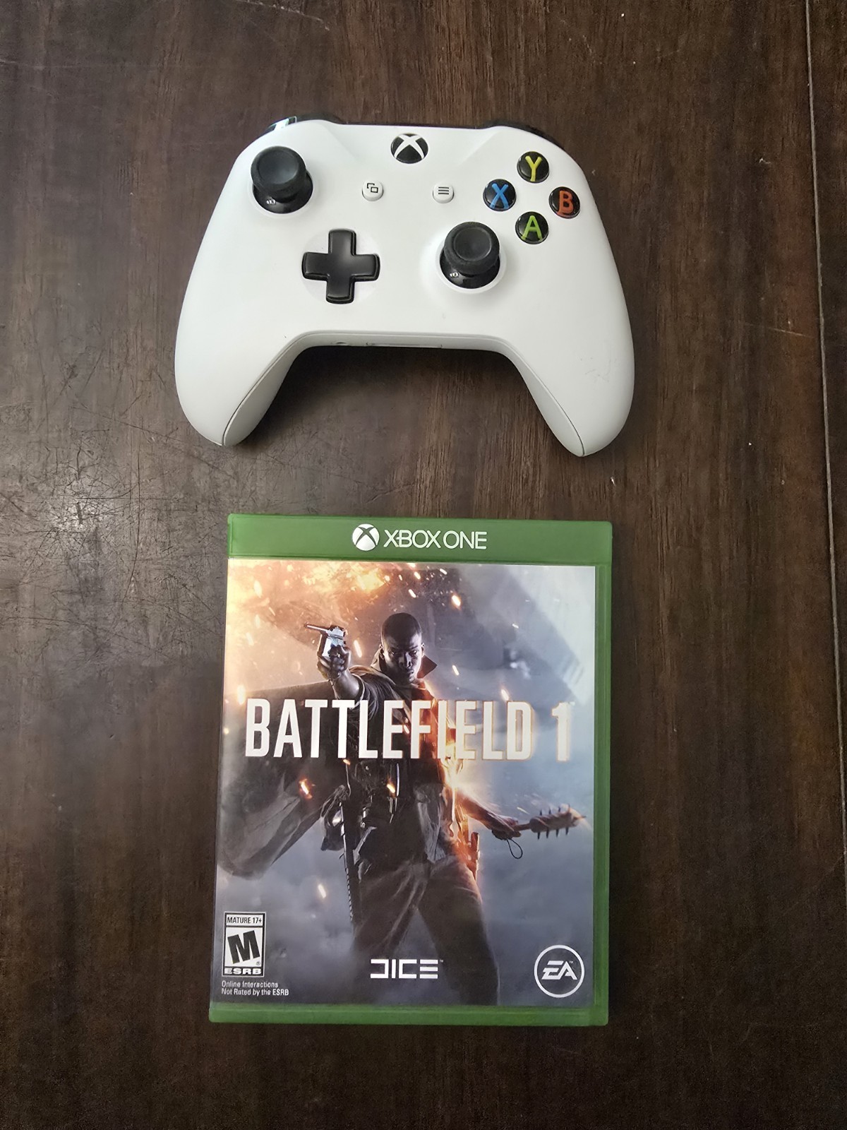 Microsoft Xbox One S 1TB Console Bundle w/ Wireless Controller And Game
