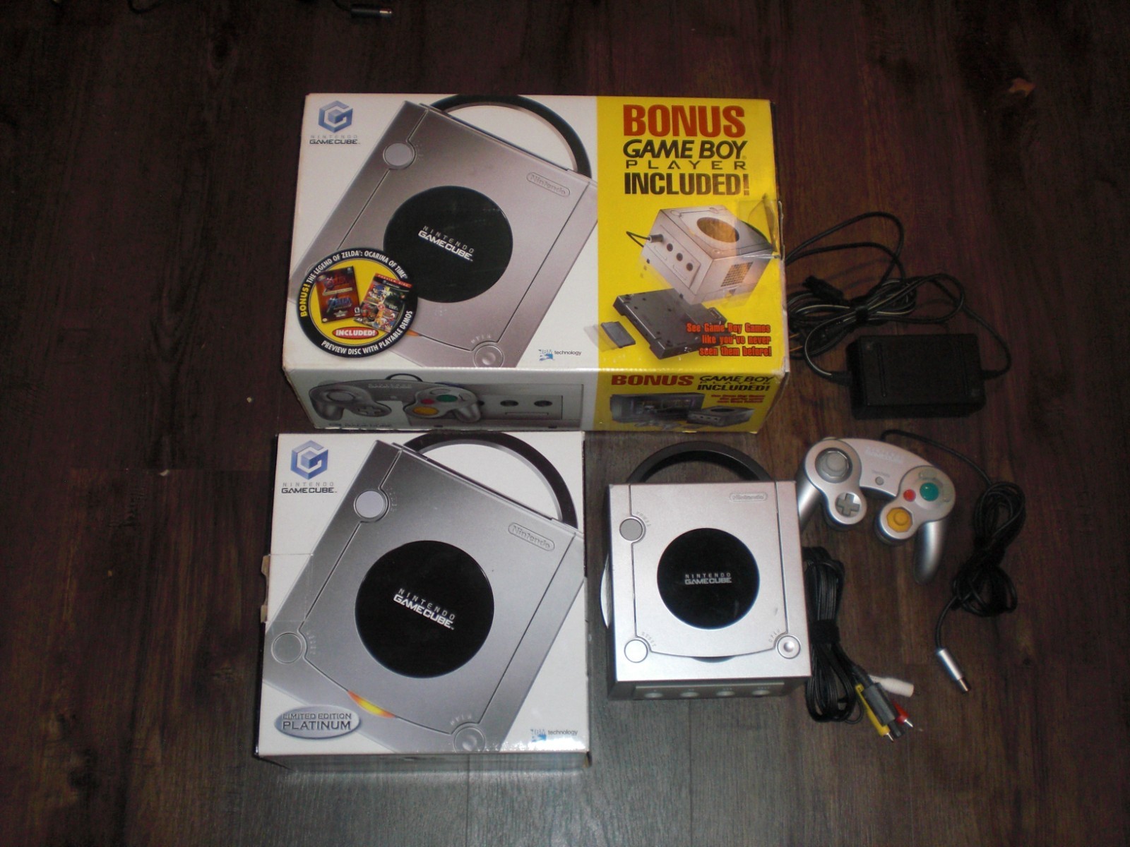 VARIANT Nintendo GameCube Console System GAME BOY PLAYER ZELDA MASTER QUEST PREV