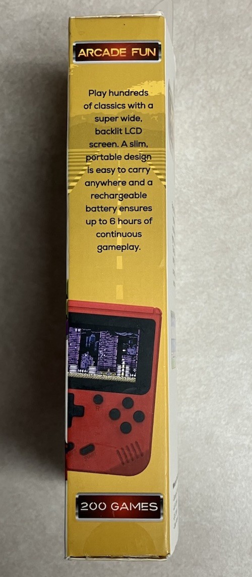 Merkury Innovations Arcade Fun Portable Gaming Console 200 Games Works