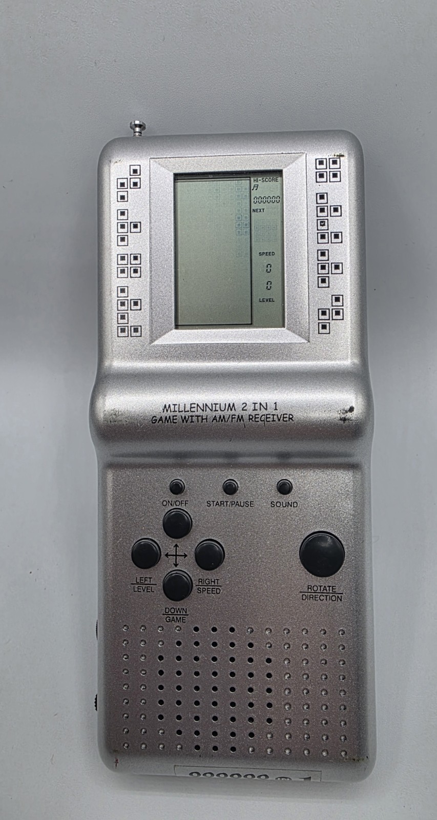 Vintage Millennium 2 In 1 Game With AM/ FM Receiver Handheld T1