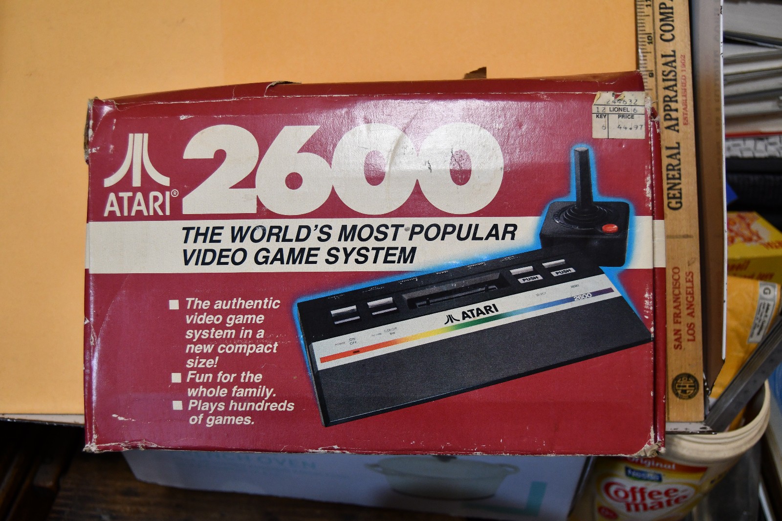 Vintage 1984 Atari 2600 Two Joysticks TV Switch Box