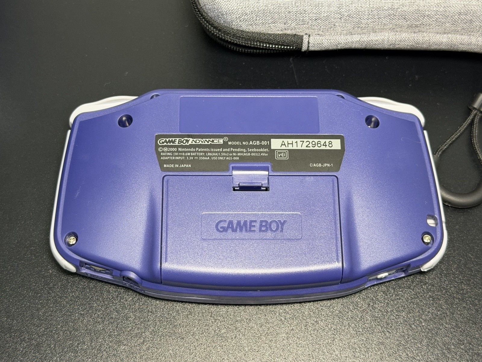 Gameboy Advance GBA Highlight Backlight IPS V5 Laminated Screen – Indigo Purple