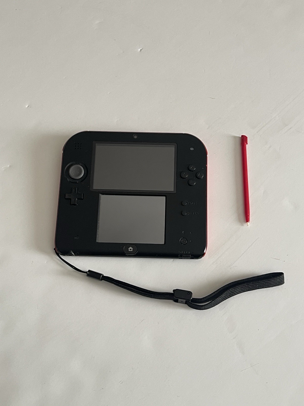 Nintendo 2DS Black Red Handheld Console – For Parts/As Is