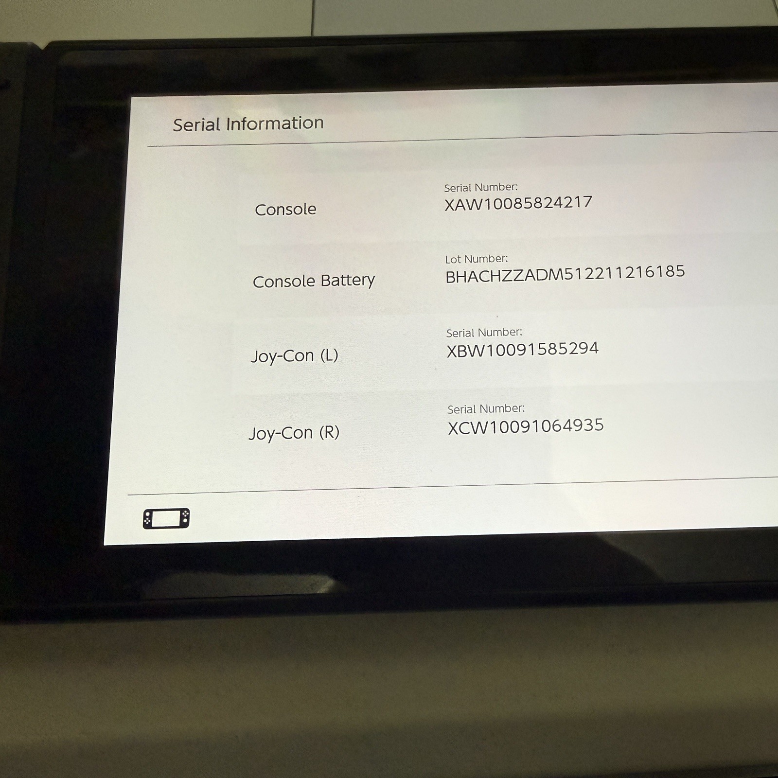 Nintendo Switch v1 Console Gaming System HAC-001 Black Gray