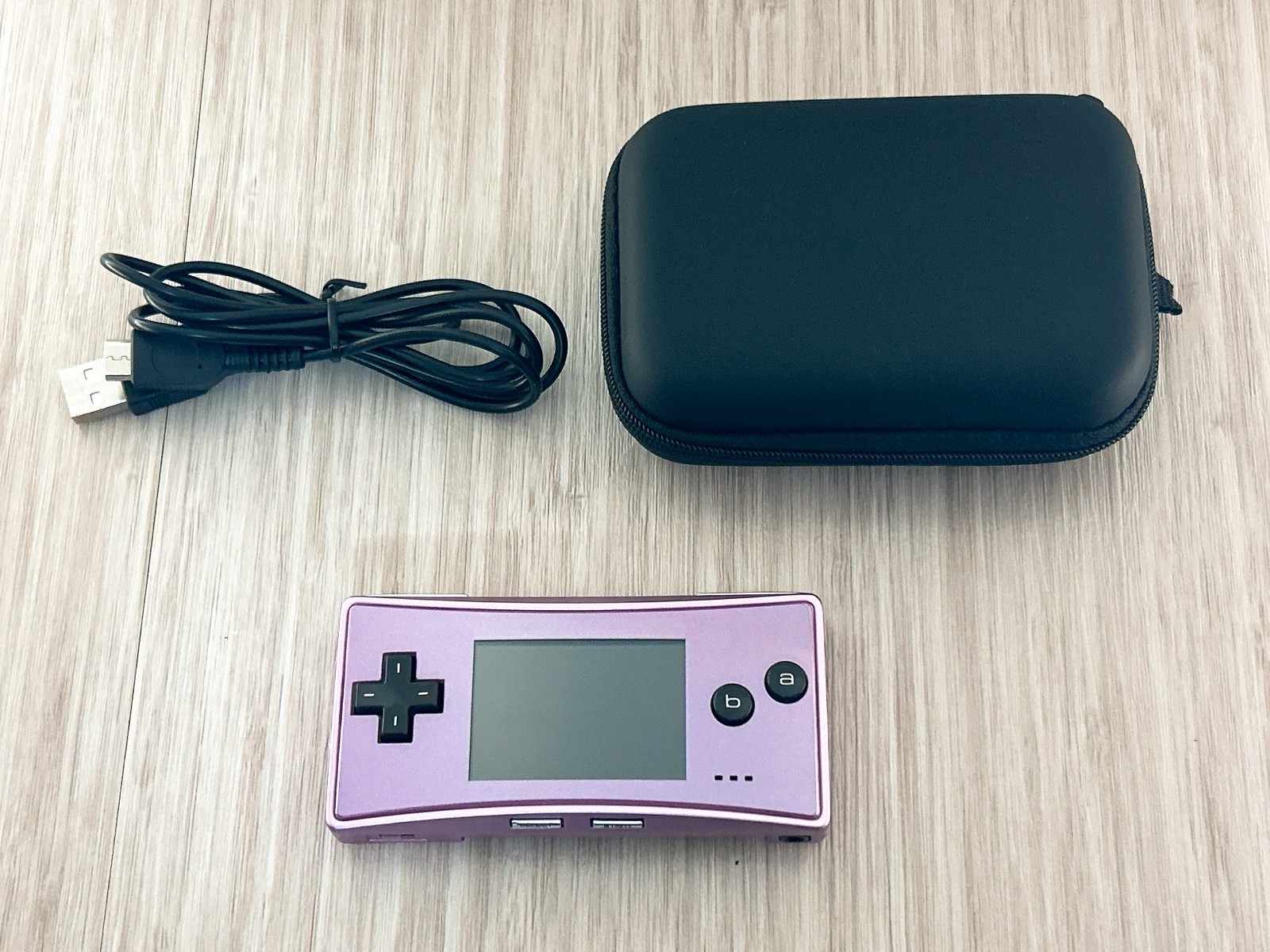 Nintendo GameBoy Micro Purple Pink Console Tested w/ Charger GBM – Near Mint
