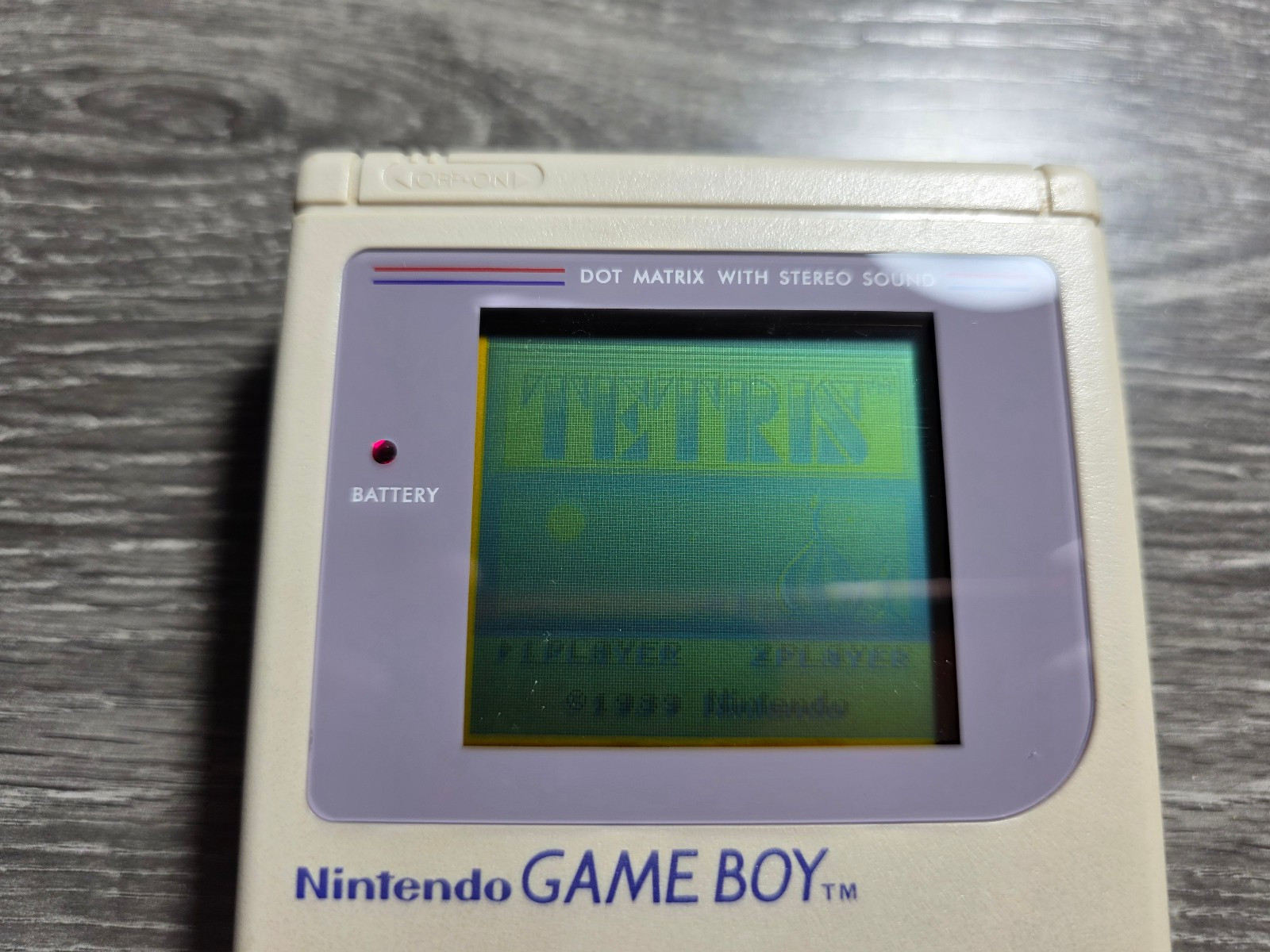 Original Nintendo Game Boy DMG-01 Gray Console System W/ Tetris TESTED (READ)