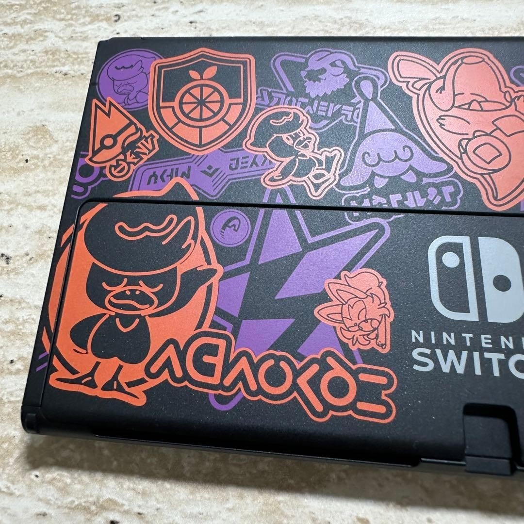 Nintendo Switch Model Scarlet & Violet Limited Edition Complete in Box Near 6464