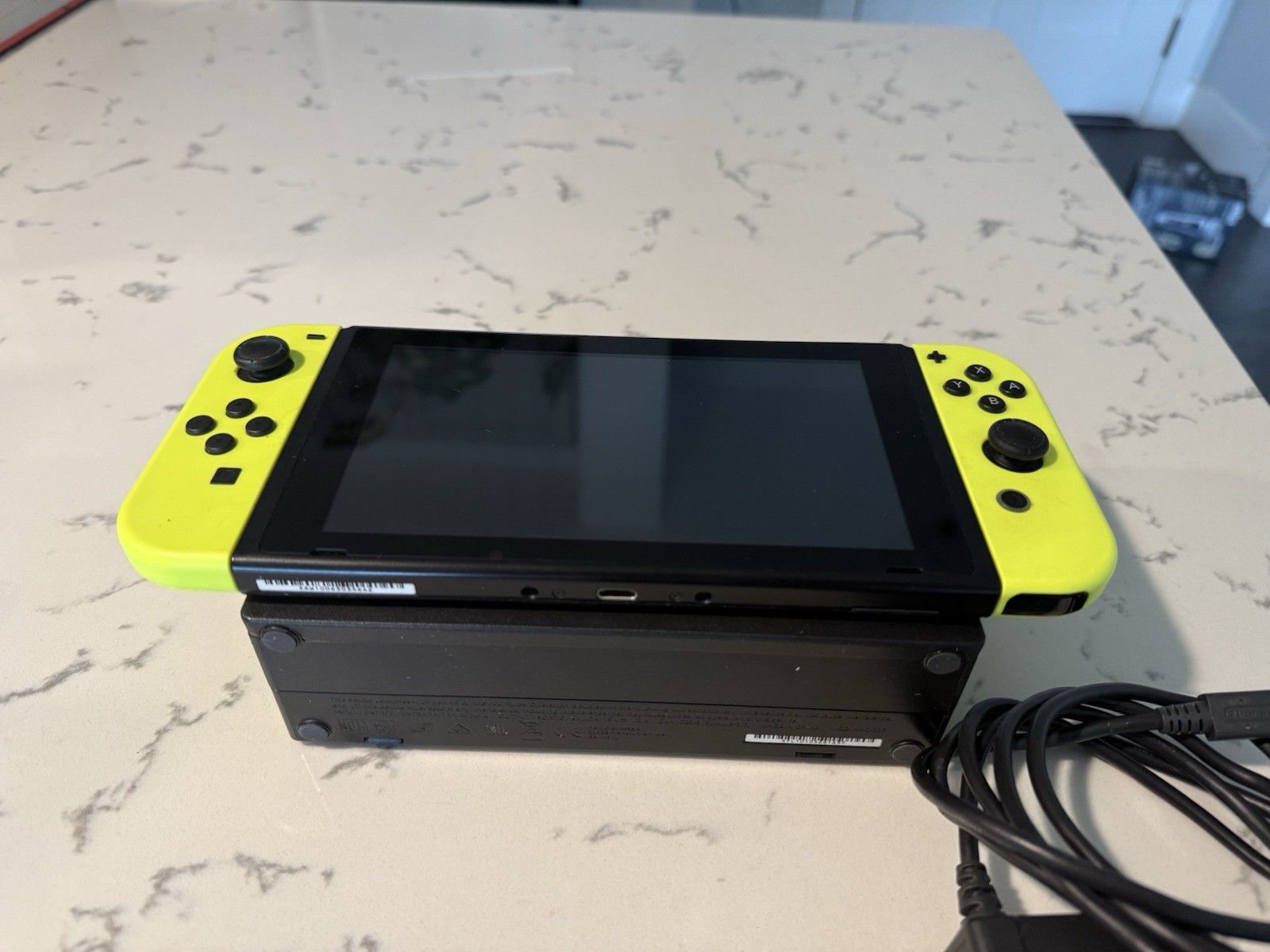Nintendo Switch HAC-001 (01) Console – HDMI, Charger, Dock, No Micro SD Card