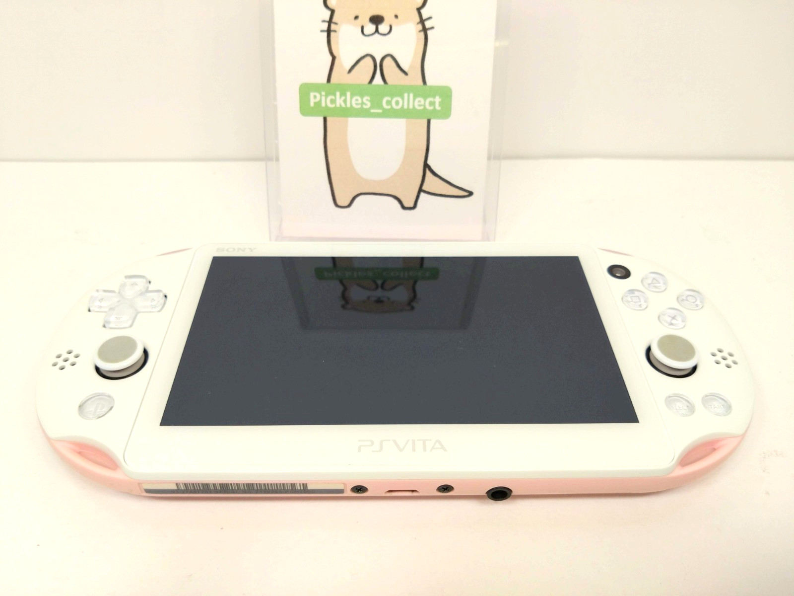PS Vita Light Pink White Console only PCH-2000 ZA19 Wi-Fi PSV Tested 0528D